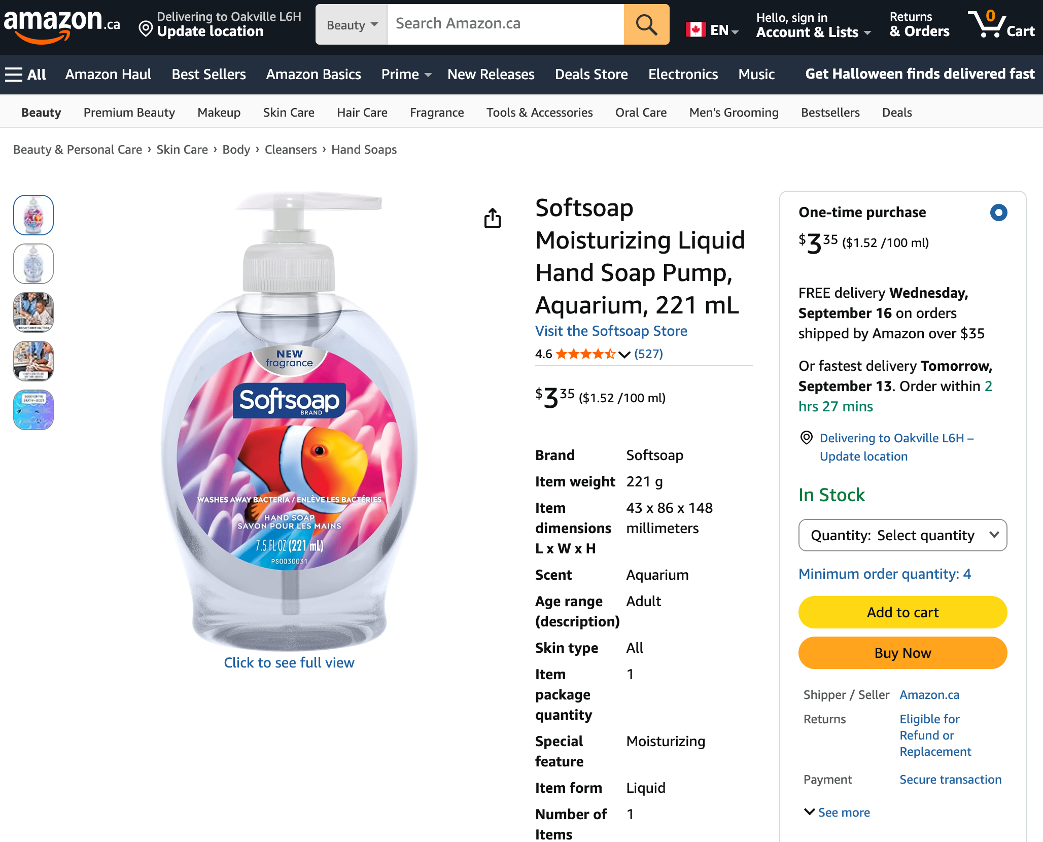 Brand New Softsoap Moisturizing Hand Soap 221mL/bottle - photo 3