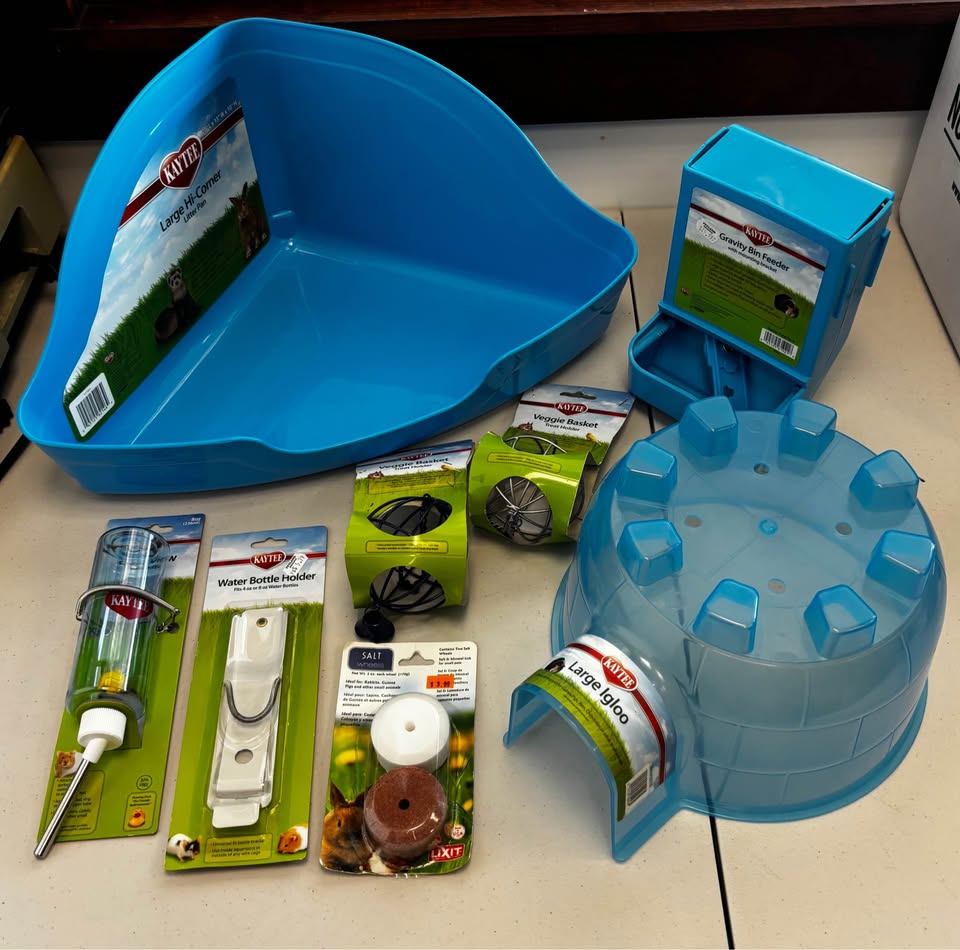 Blue Small Animal Bundle Cage Essentials