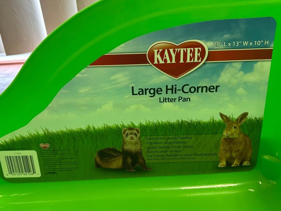 Kaytee Small Animal Hi-Corner Large Litter Pan Light Green - photo 2