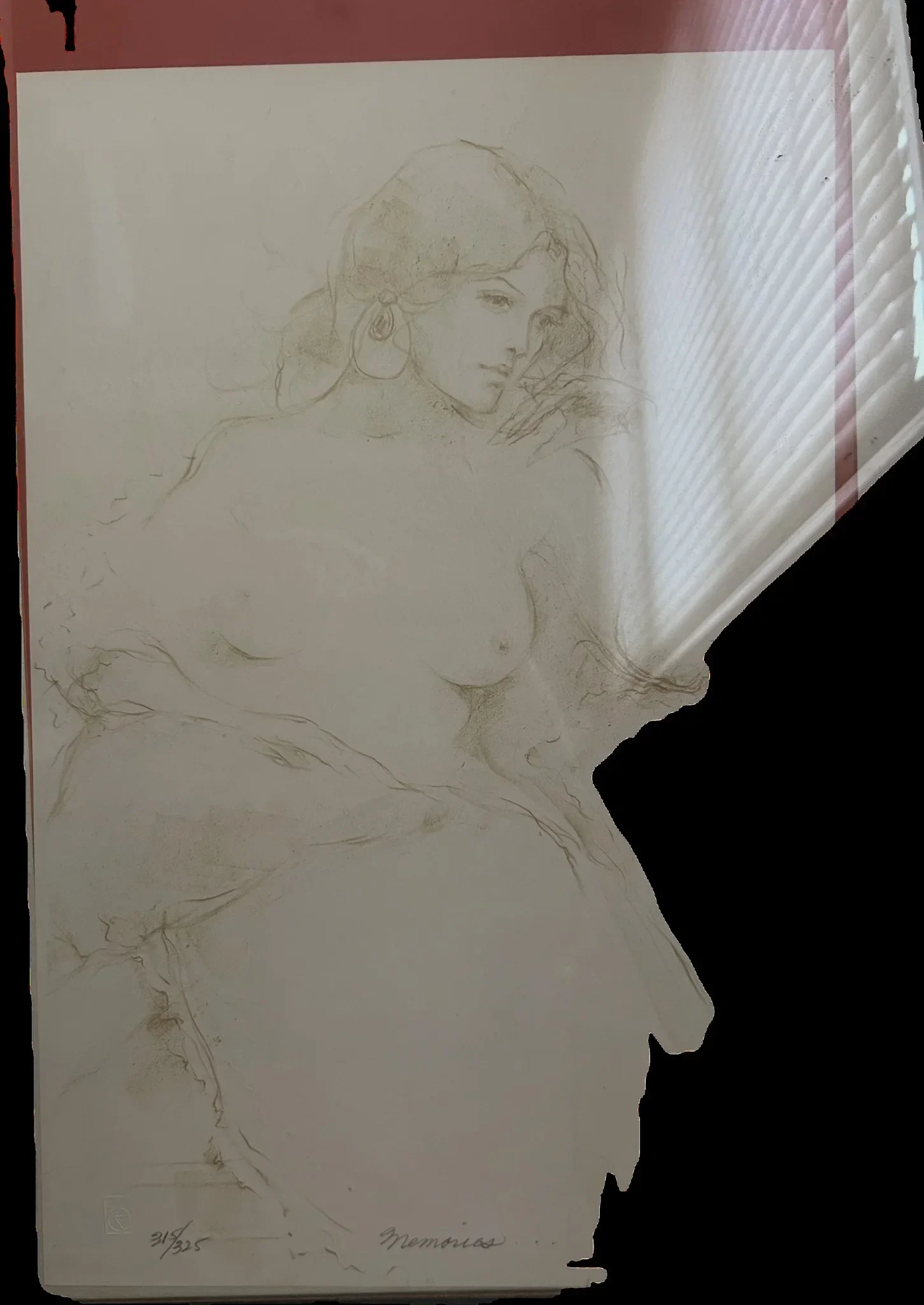 Limited Edition Signed Lithograph 'Memorias' 315/325