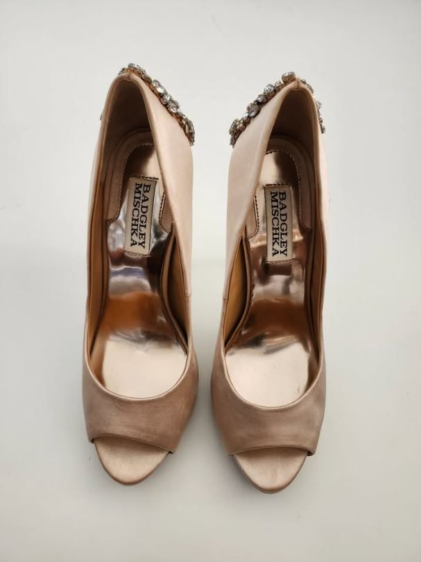 Sandals Badgley Mischka High Heels Size 6.5 - photo 5