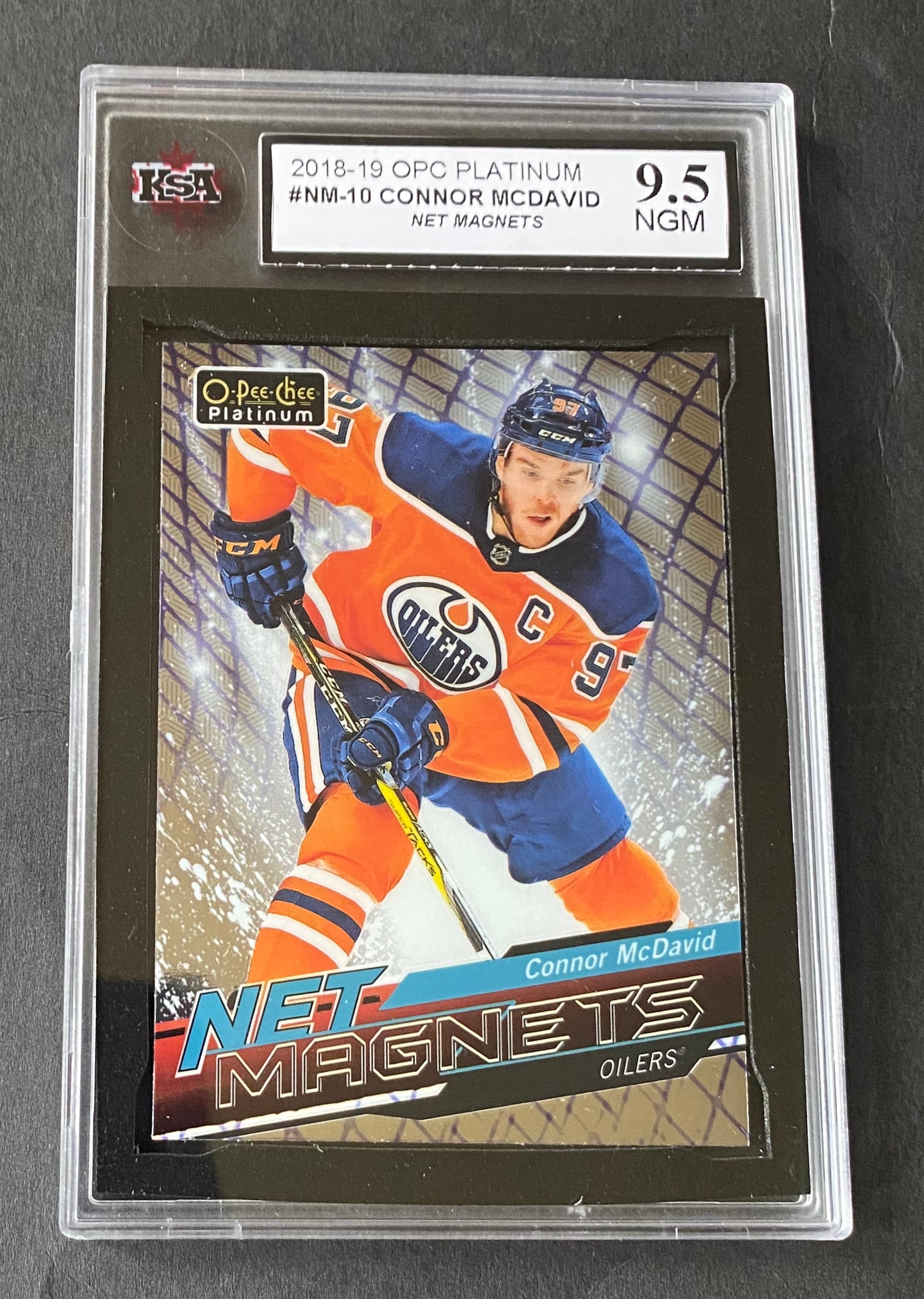 2018 Edmonton Oilers Connor Mcdavid Net Magnets Mint KSA 9.5