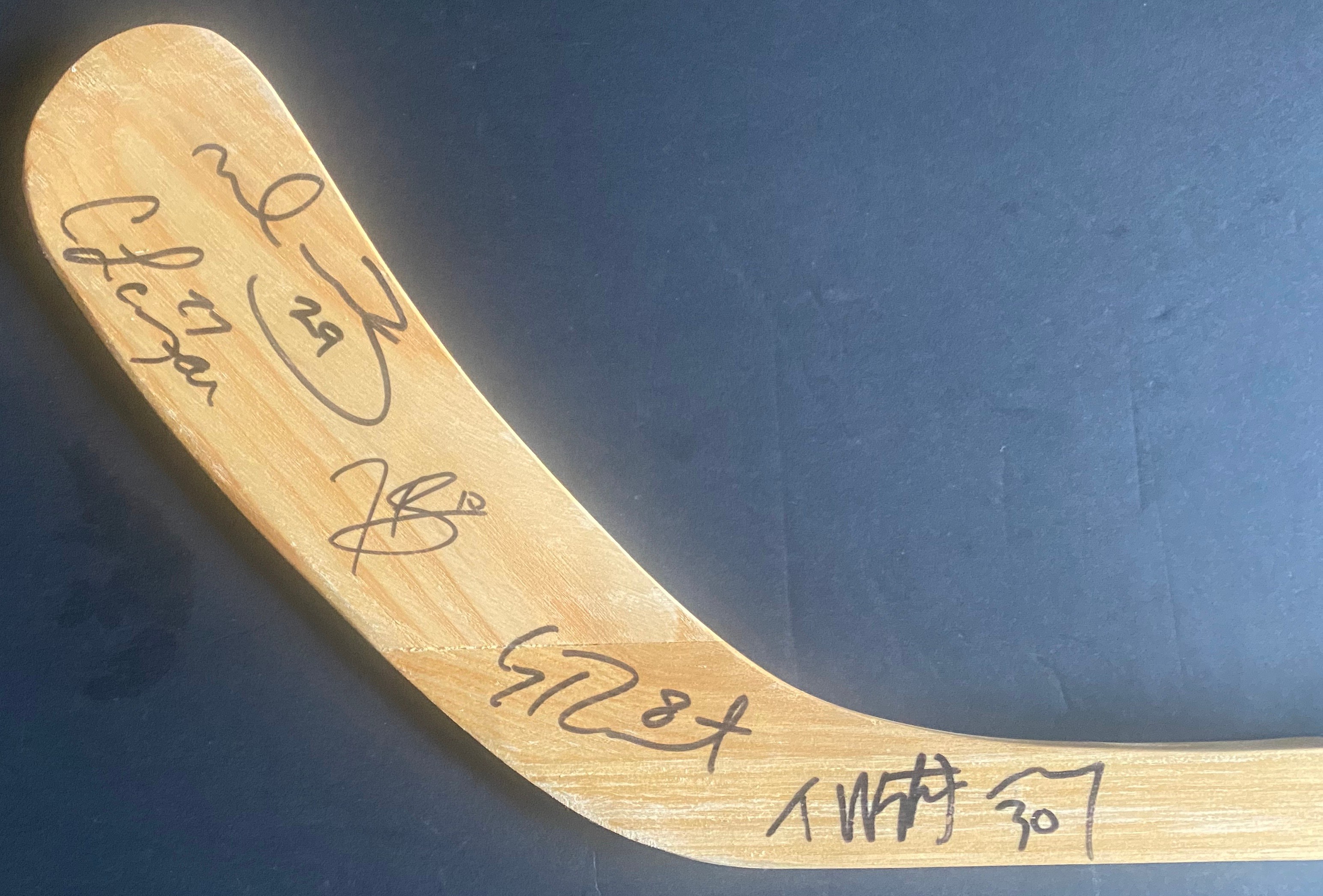 Edmonton Oil kings Signed Autograph Stick
