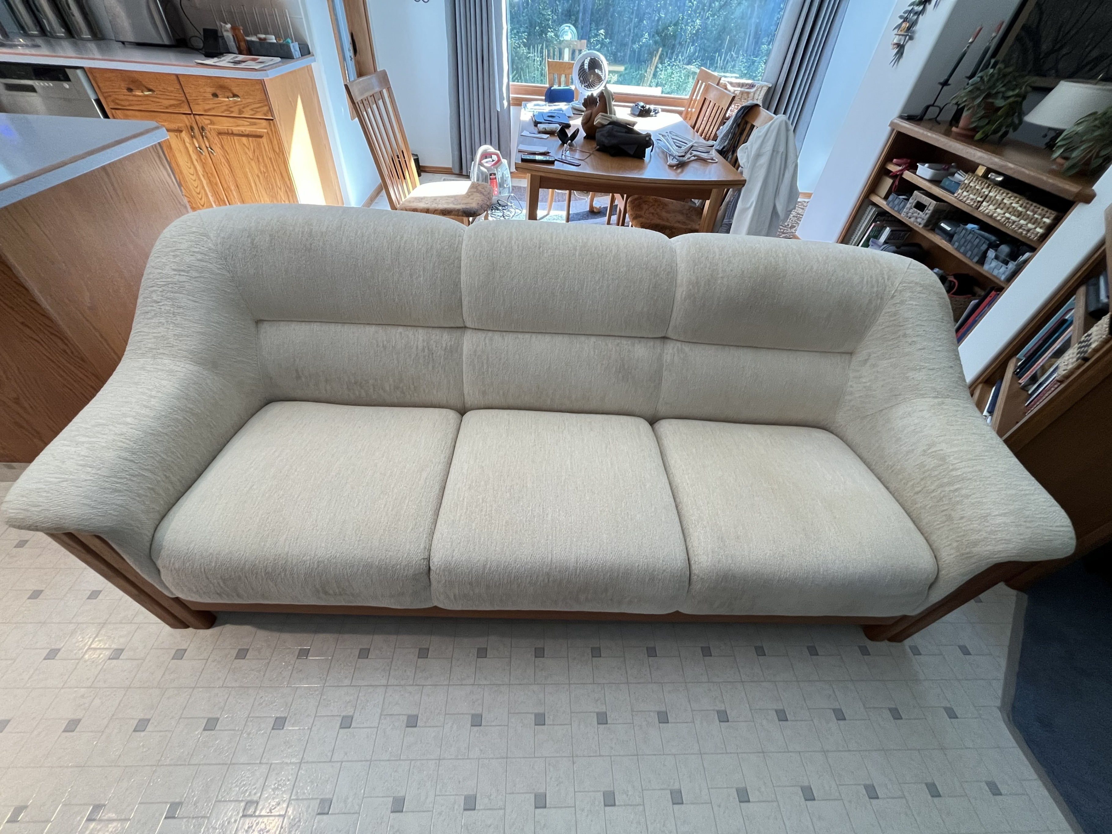 Mid Century Modern Teak Sofa - 3 Seater - photo 2