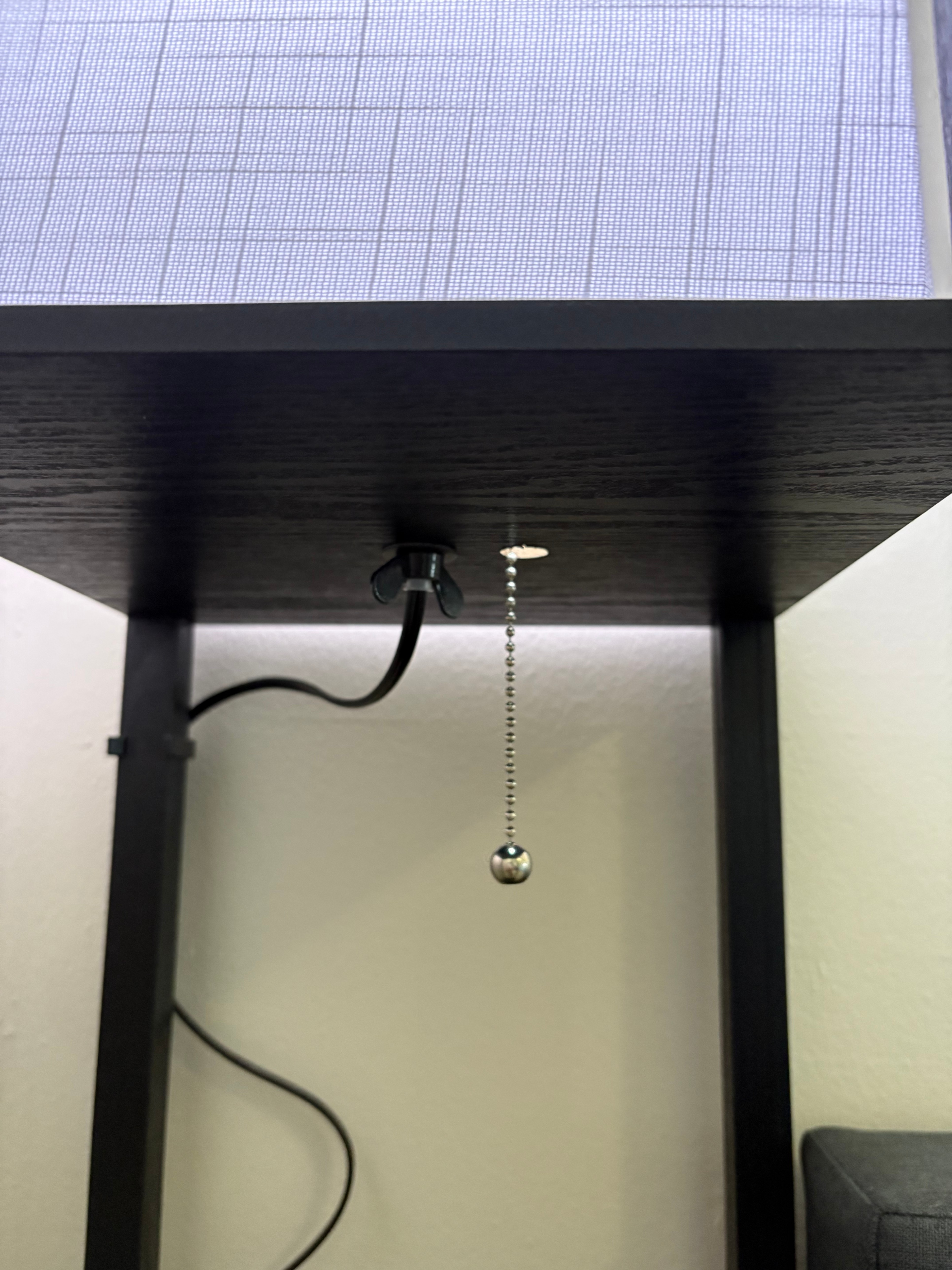 Floor Lamp with Shelves & Drawer - photo 3