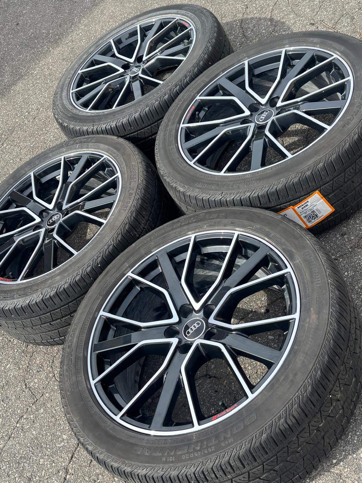 OEM 20"Audi SQ5/Q5/Q3/Q4/Tiguan(5x112)+255/45/R20 Continental AS