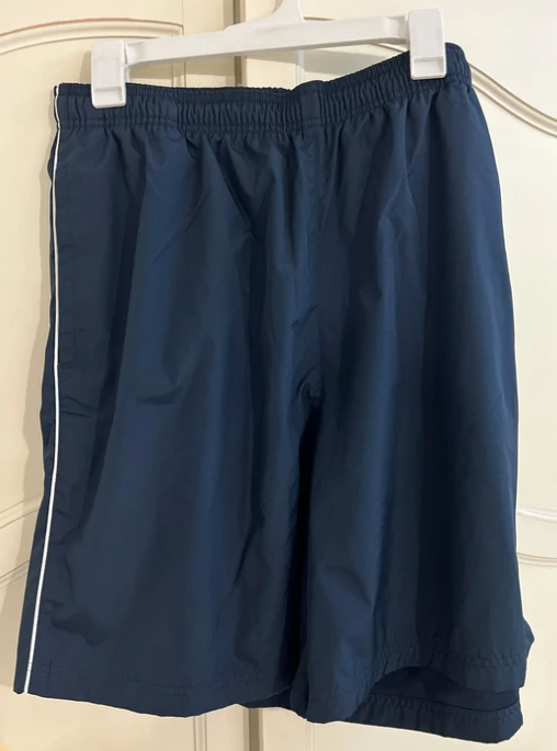nylon track shorts