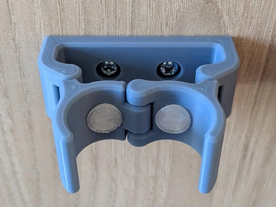 Custom 3D Printed Wall Mount Broom & Tool Holder Sized to Fit - photo 5
