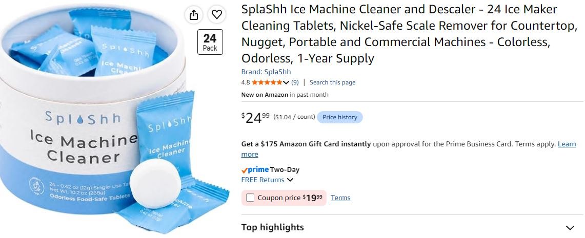 NEW~ Ice Machine Cleaner & Descaler – 24 Tablets – 1-Year Supply - photo 4