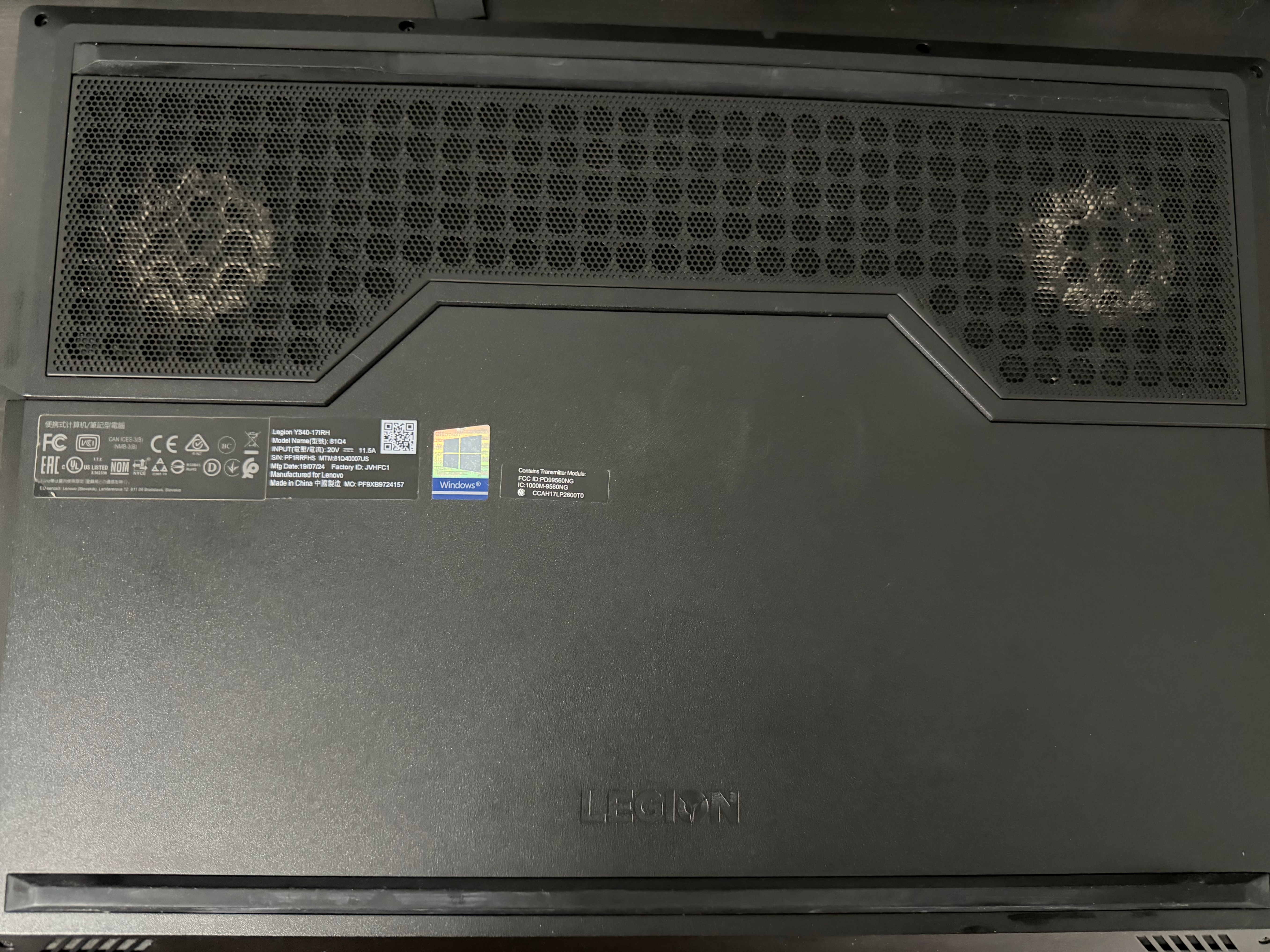 Lenovo 1660Ti 17" Laptop - i7-9750H, 16GB DDR4, 1.25TB Storage - photo 3
