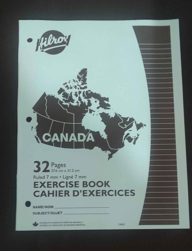 4x Hilroy 32 pages paper Exercise Book (4 books, 1 color each) - photo 2
