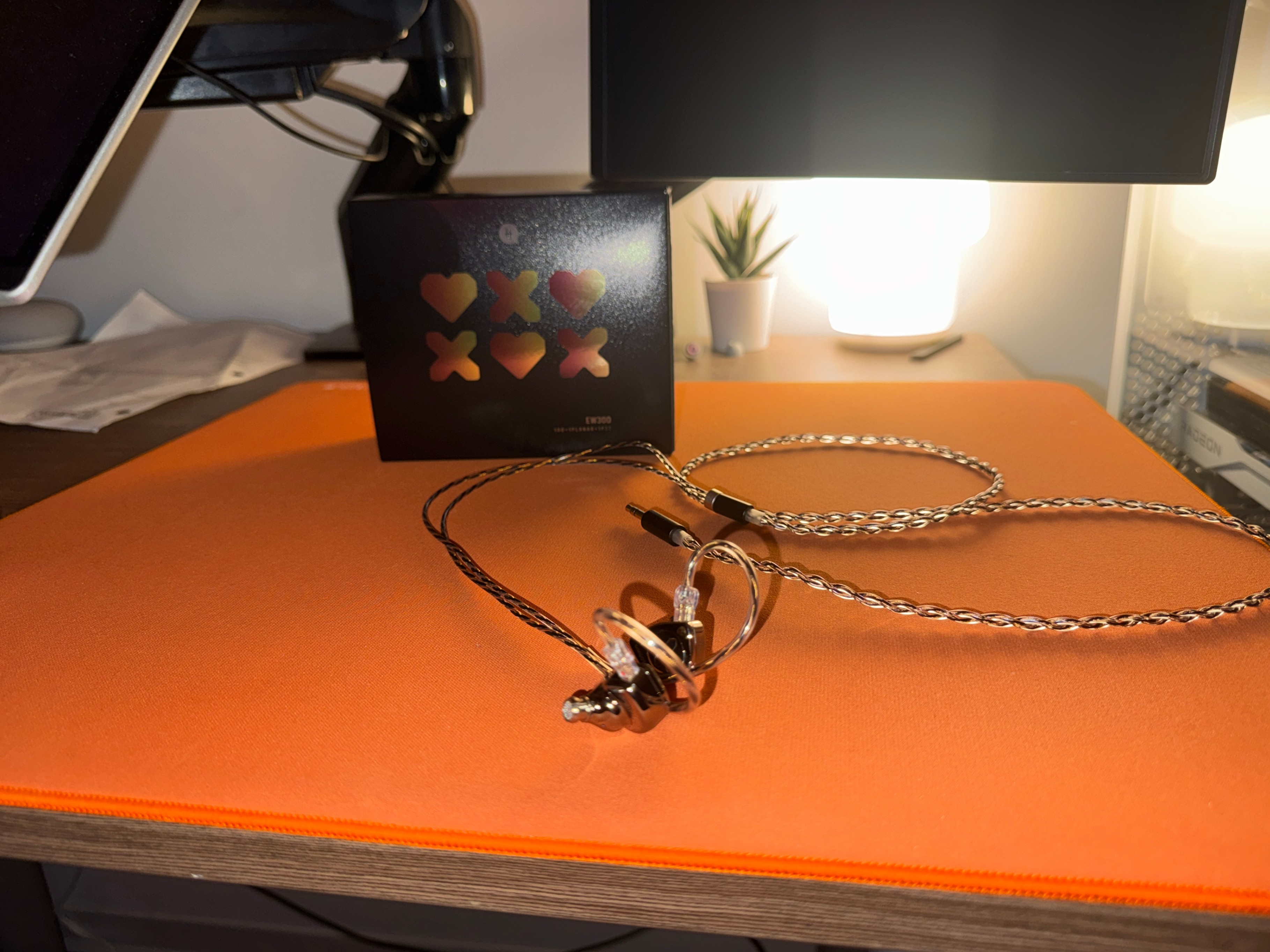 SIMGOT EW300 Silver IEMs – Like New, Complete with Box