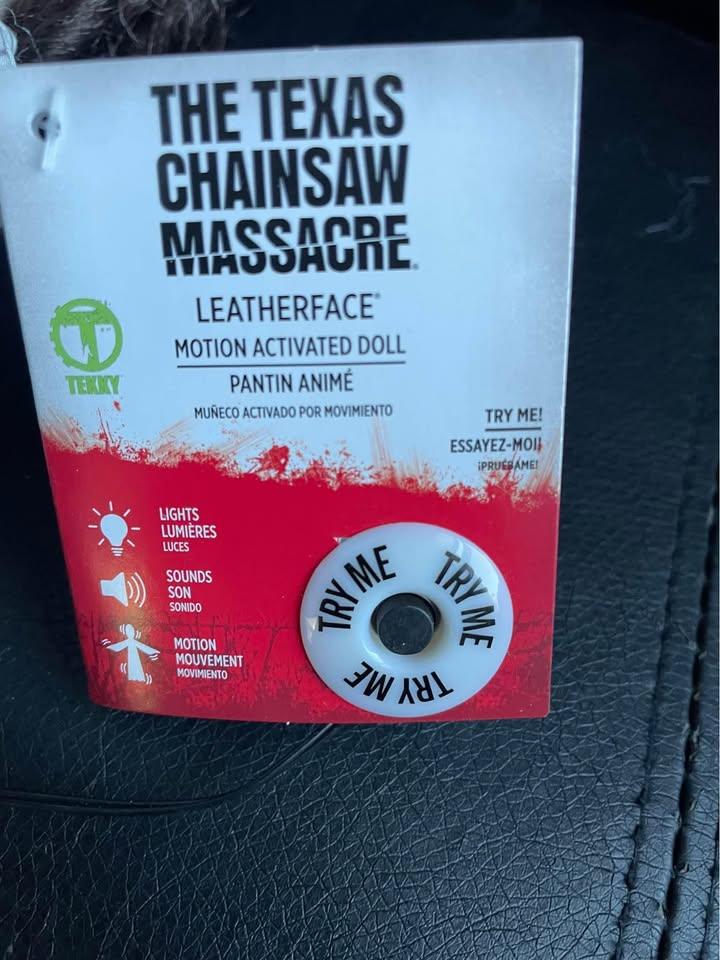 NEW - Animated Texas Chainsaw Massacre Plush Doll - Halloween - photo 5