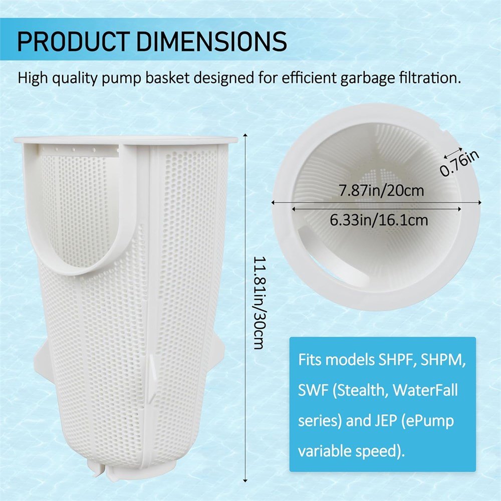 R0445900 Debris Filter Basket for Jandy Pool Pumps - photo 2