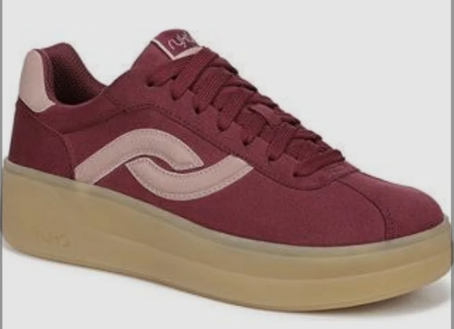 Ryka Women’s Burgundy Platform Sneakers