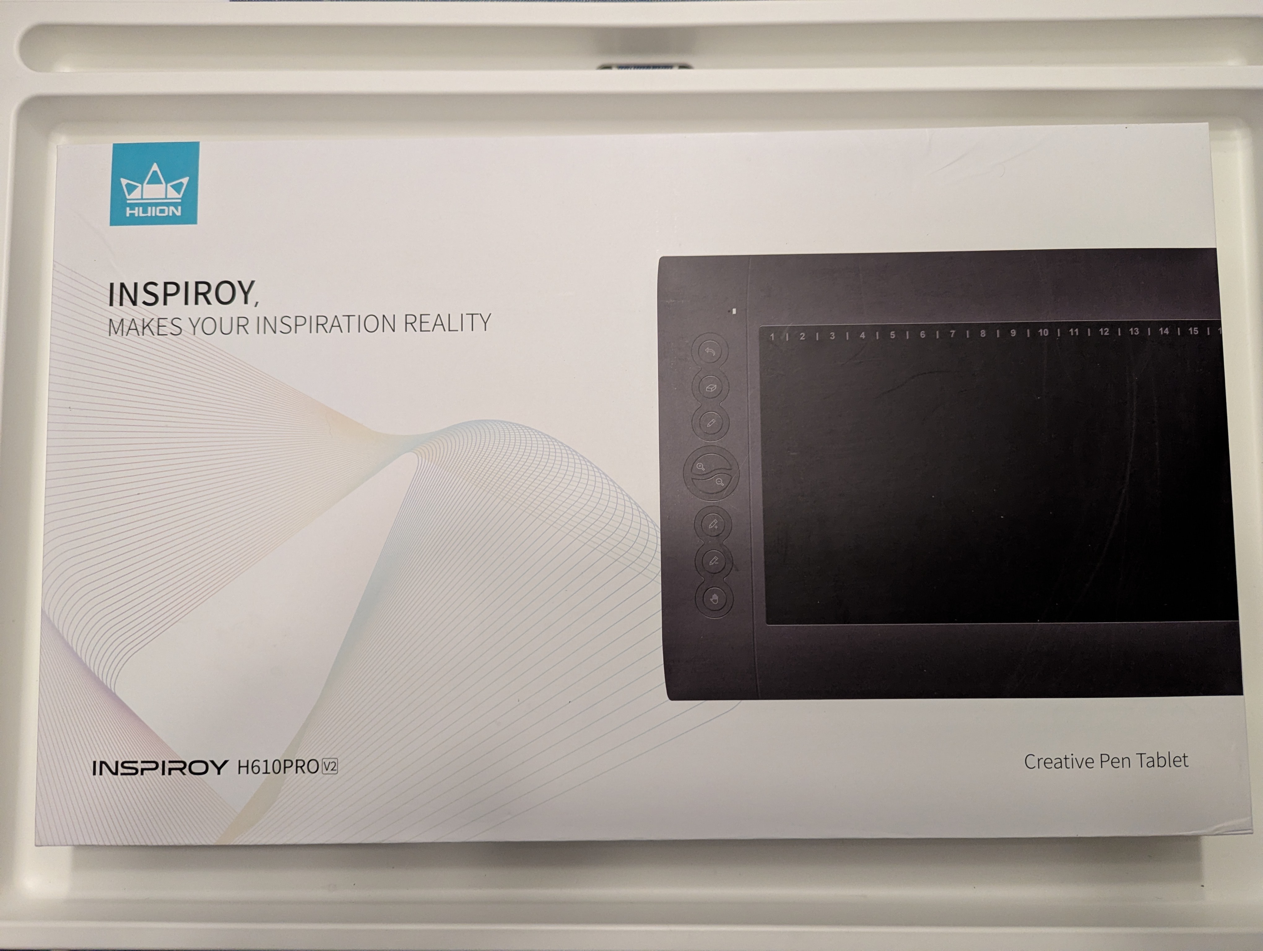 HUION H610 Pro V2 - Graphic drawing tablet