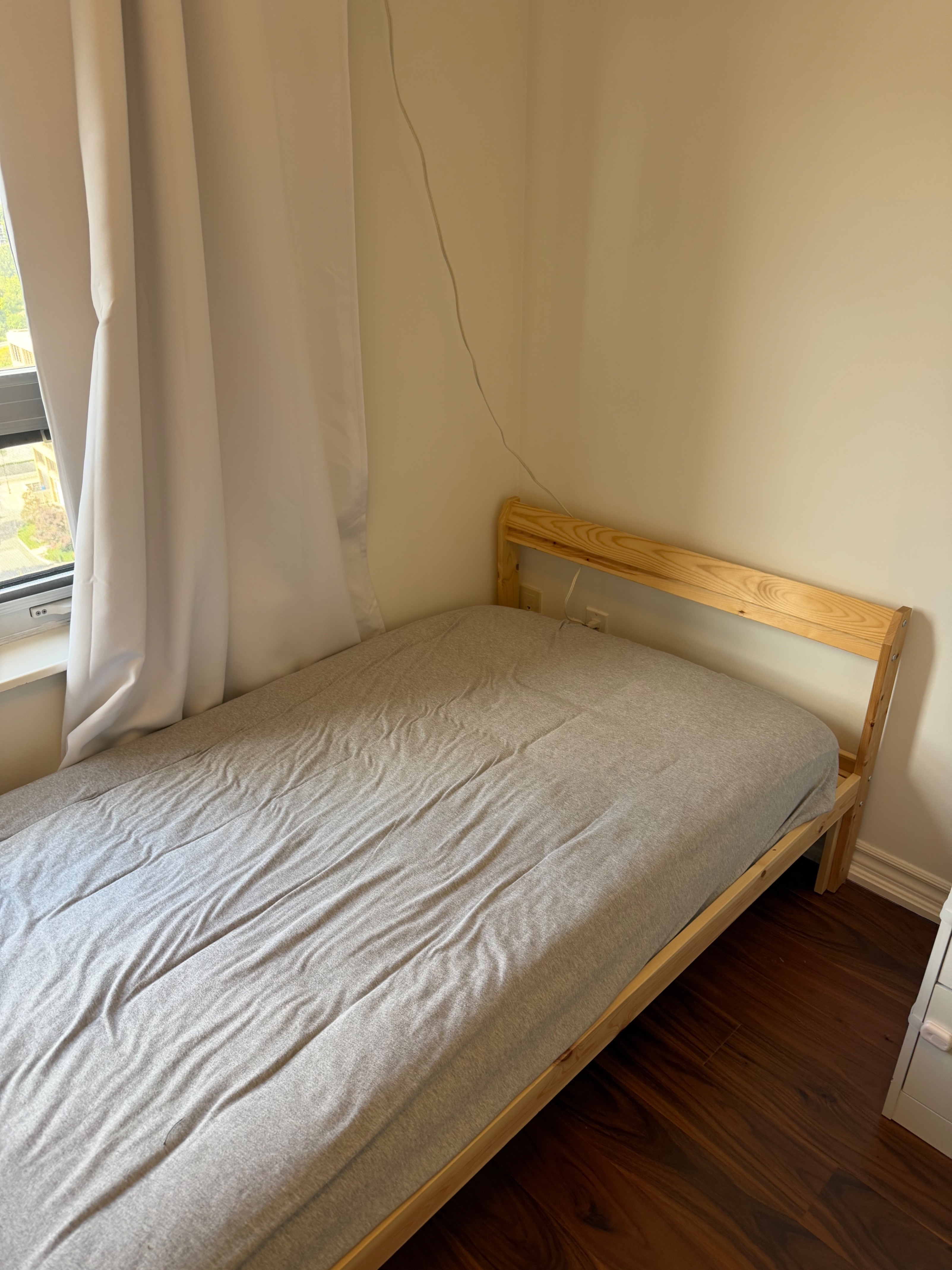 twin bed + mattress