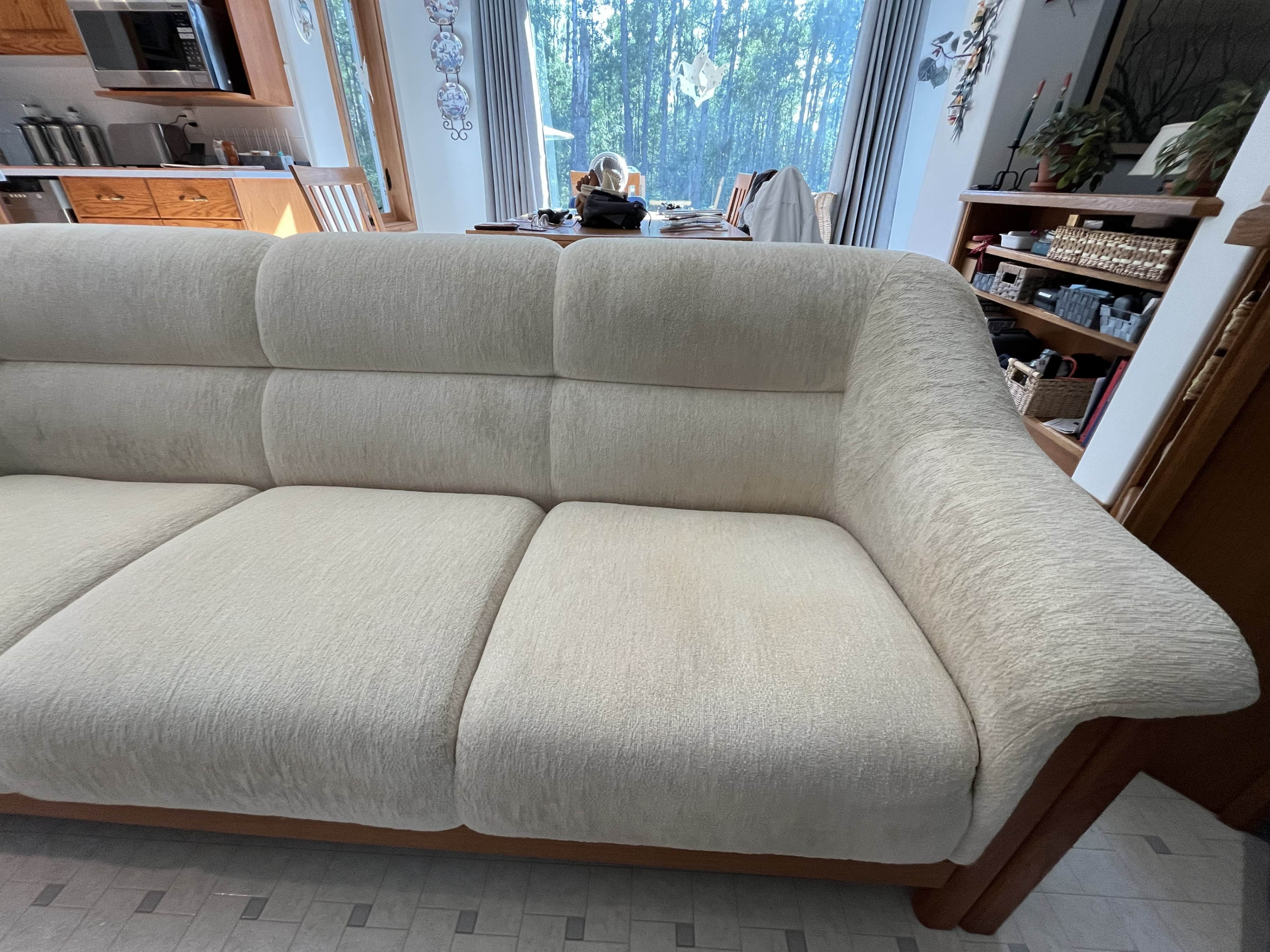 Mid Century Modern Teak Sofa - 3 Seater - photo 4