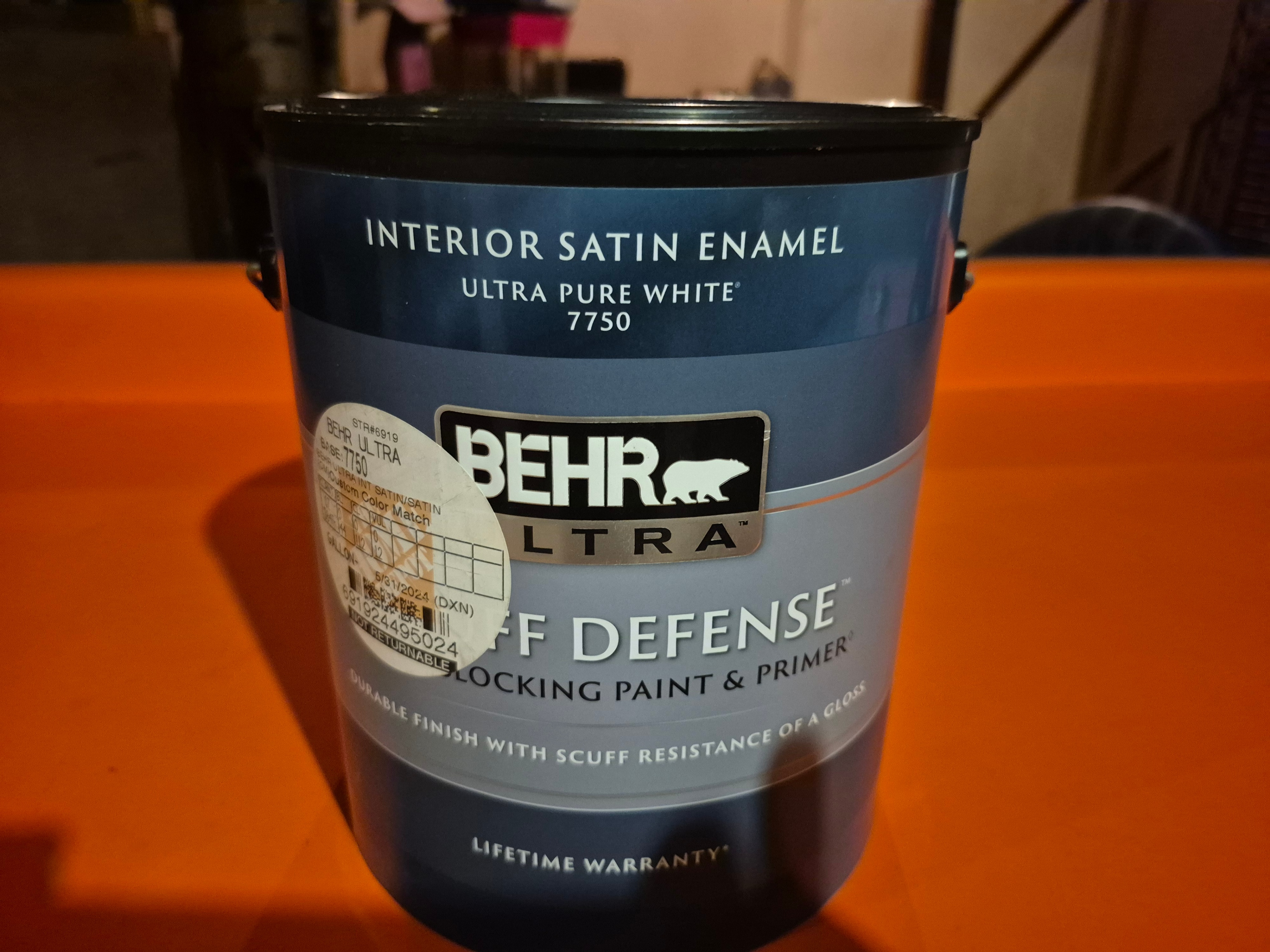 Behr Ultra Interior Satin Enamel - 1 Gallon