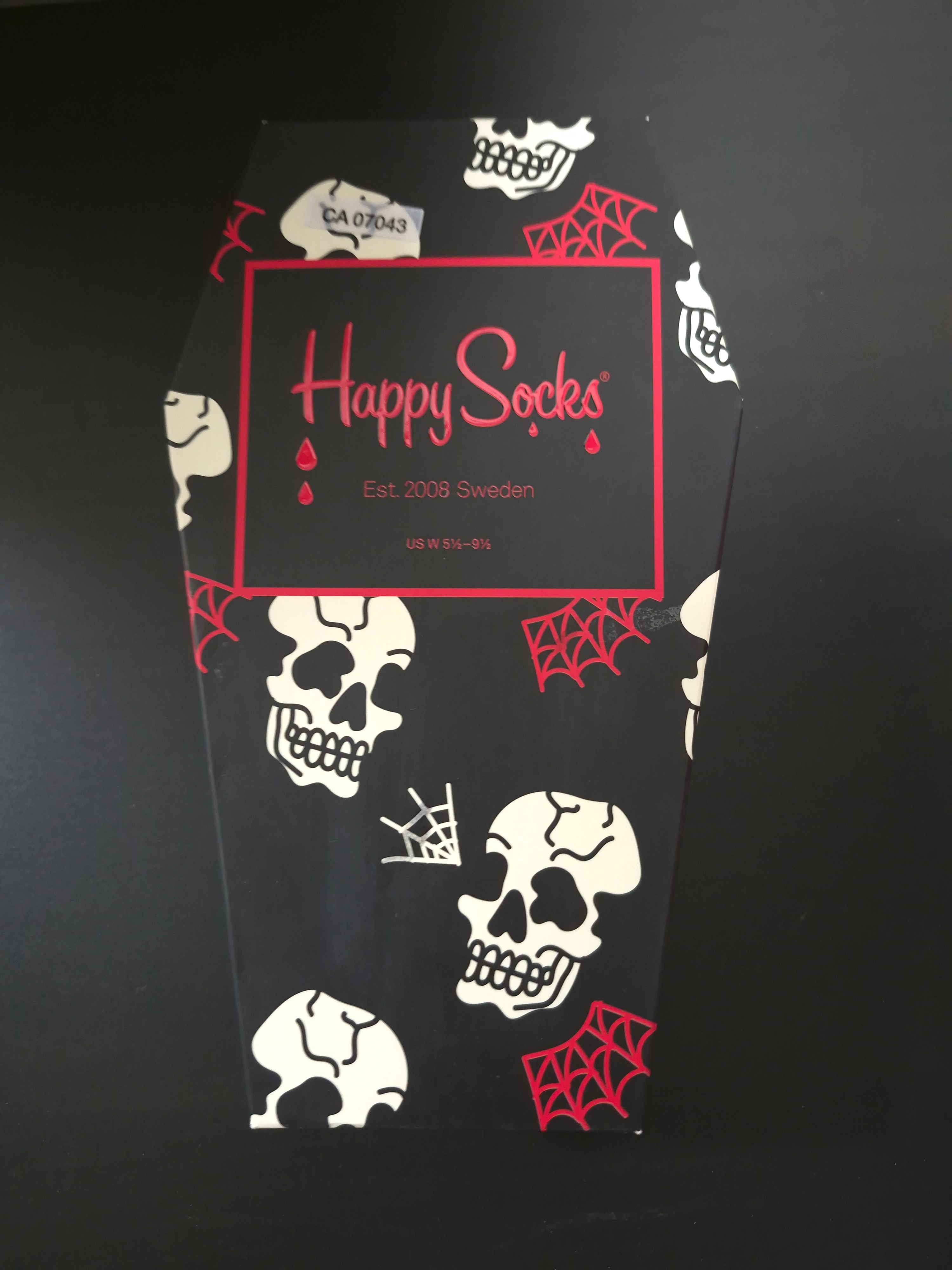 New! Unisex HAPPY SOCKS HALLOWEEN Gift Box of 3 Crew Socks - photo 4