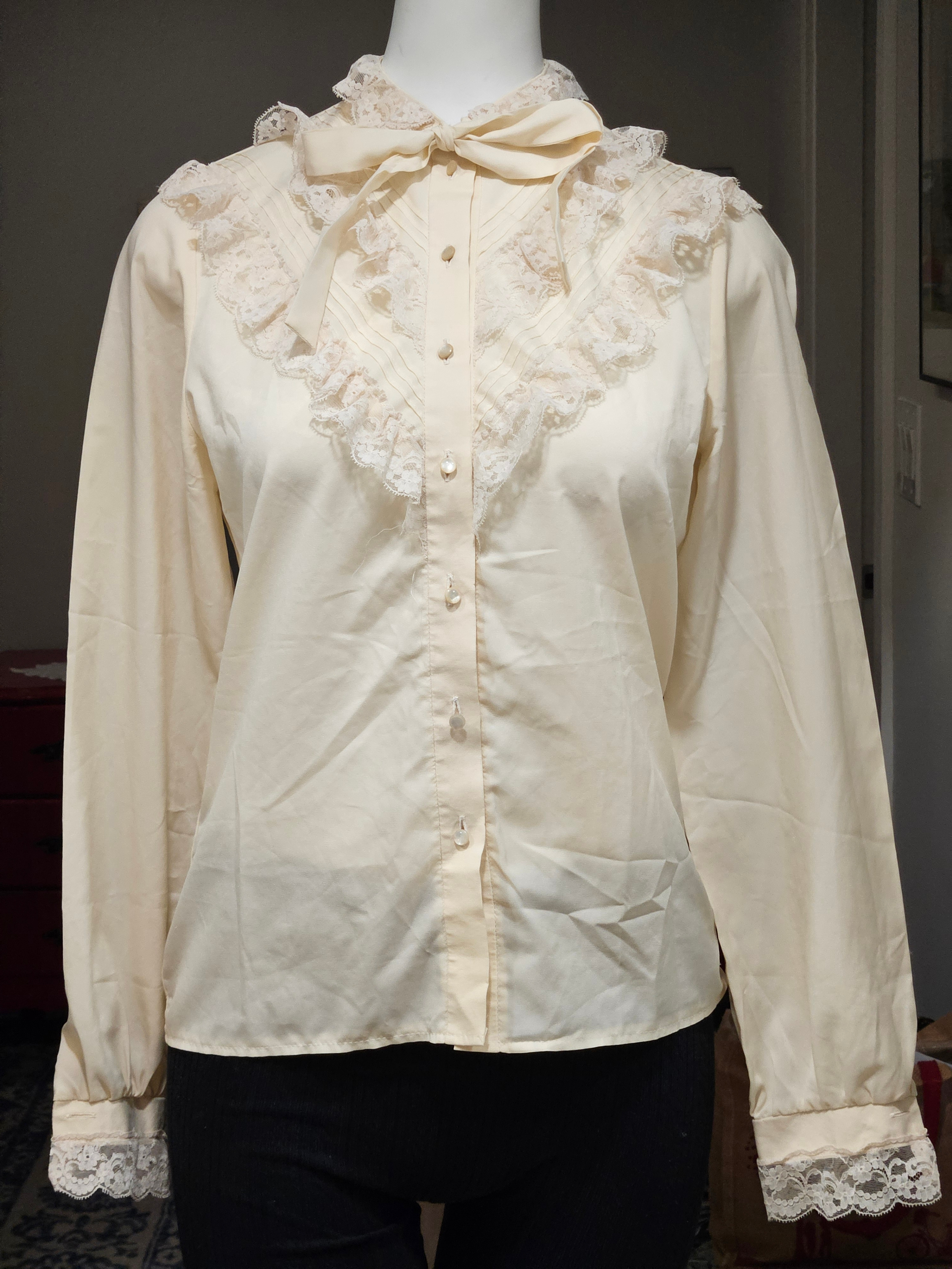 edwardian style lolita blouse
