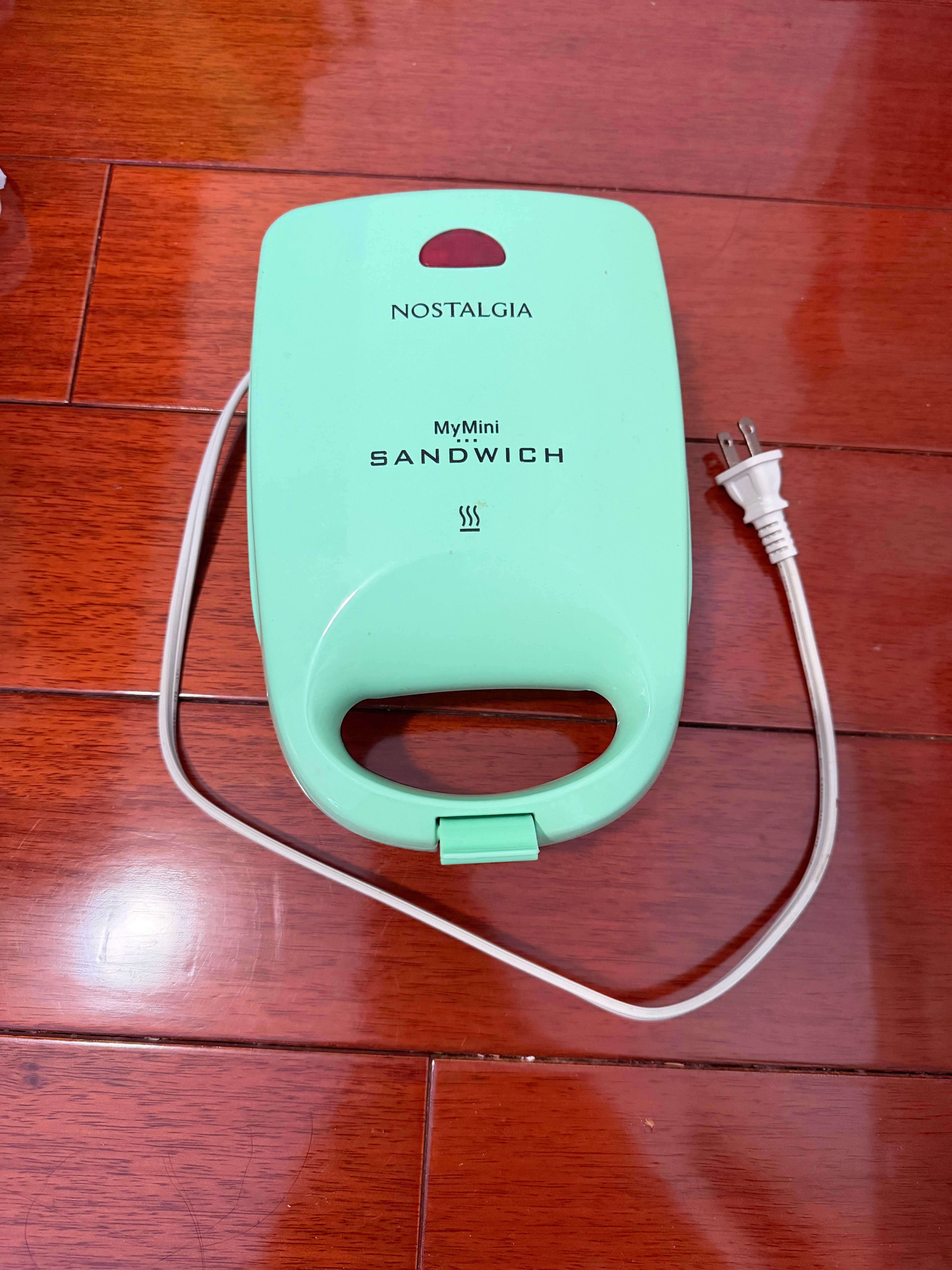 Nostalgia MyMini Sandwich Maker – Mint Green - photo 3