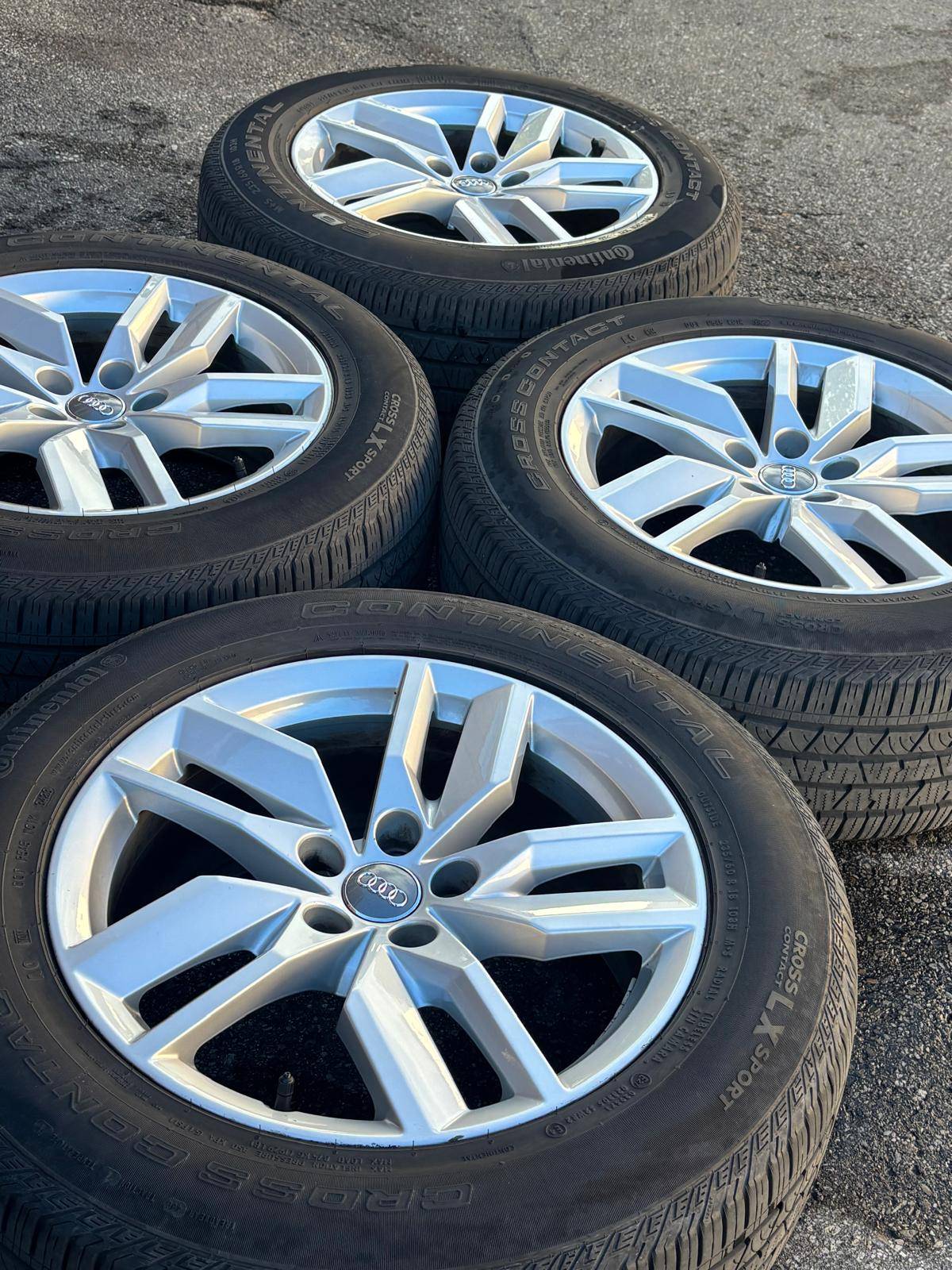 OEM 18"Audi Q5/Q3/Q4/Tiguan(5x112)+235/60/R18 Continental A/S - photo 2