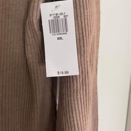 Womans XXL Brown top NWT - photo 2
