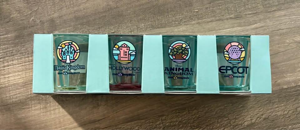 BNIB Walt Disney World Set of 4 Toothpick Holders/Shot Glasses - photo 3