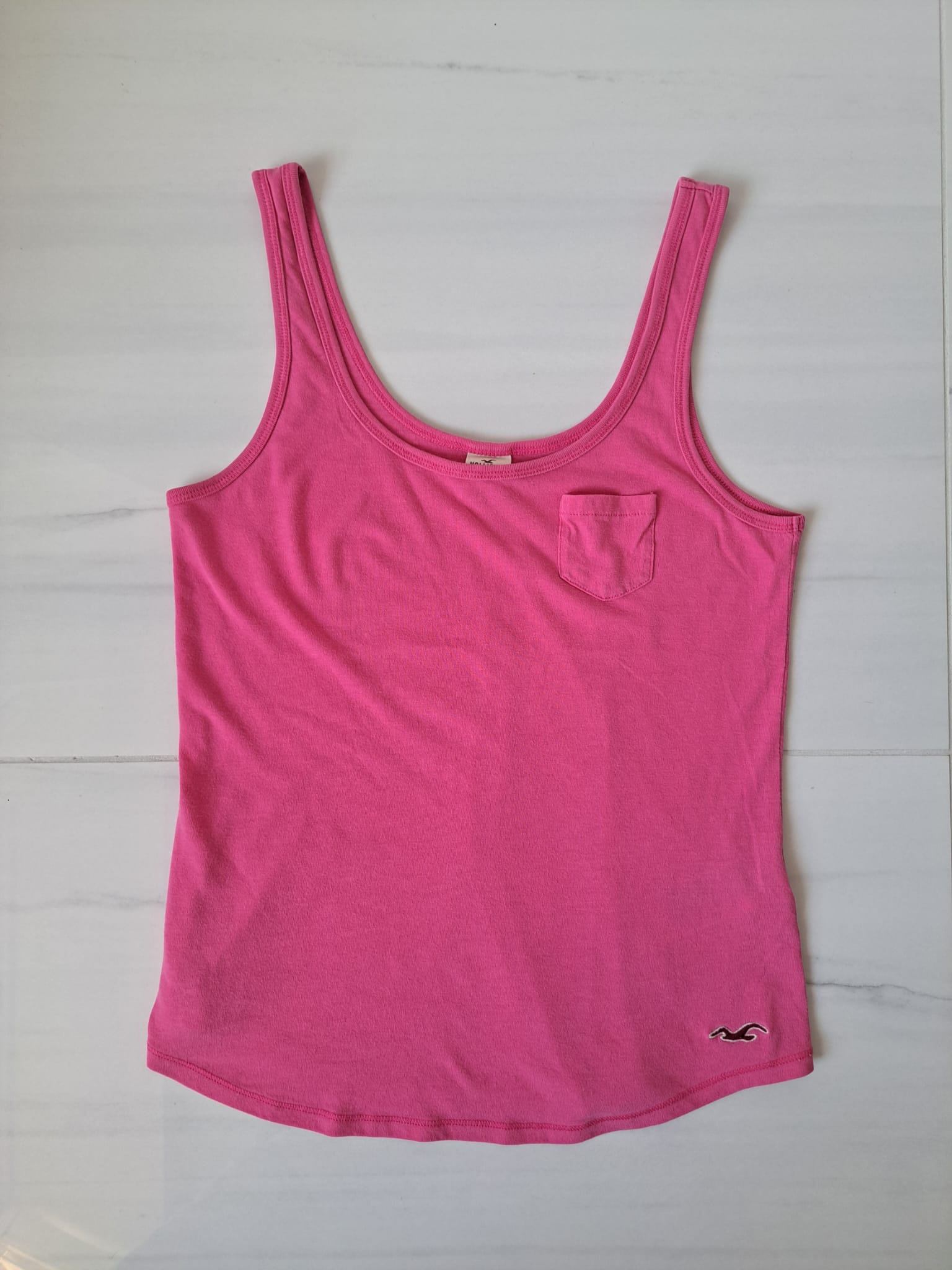 🩷 Hollister Y2K Pink Scoop Neck Tank Top - photo 4
