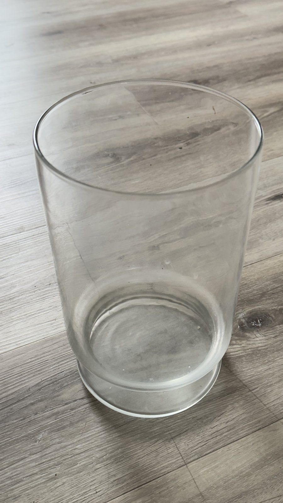 FREE Clear Glass Cylinder Vase