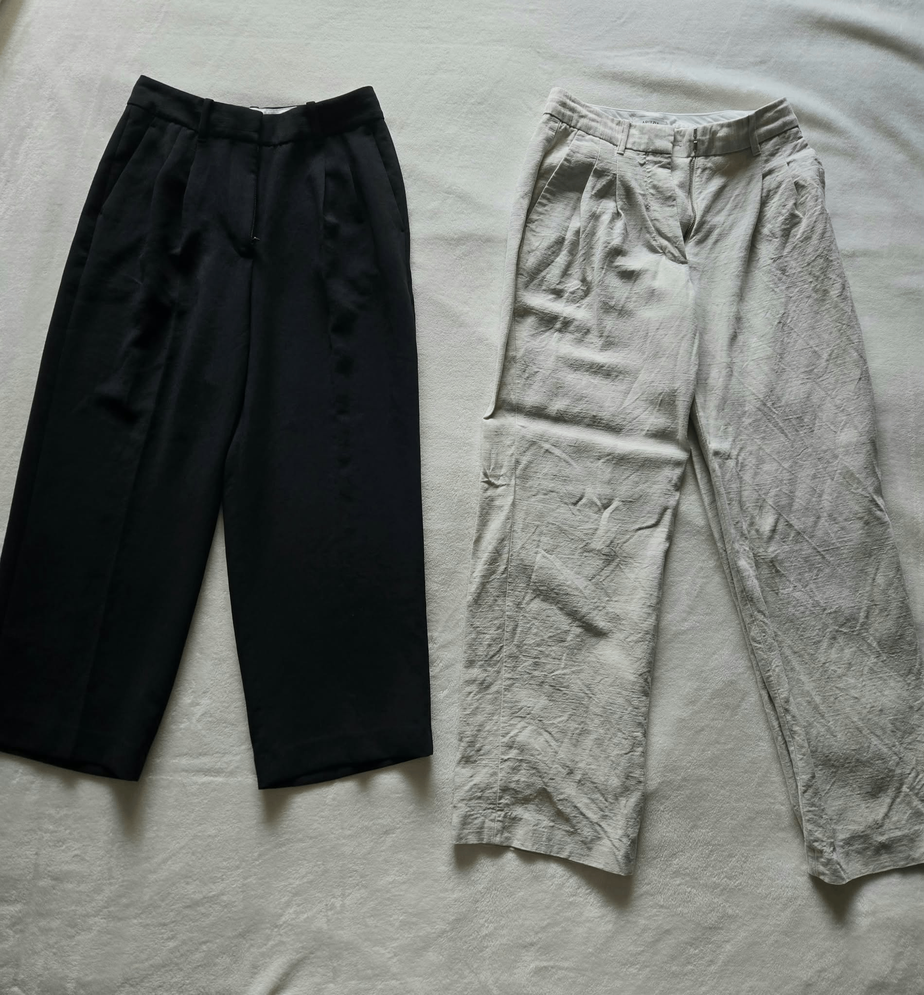 Aritzia Crepette Crop and Effortless Curve-Fit Pants
