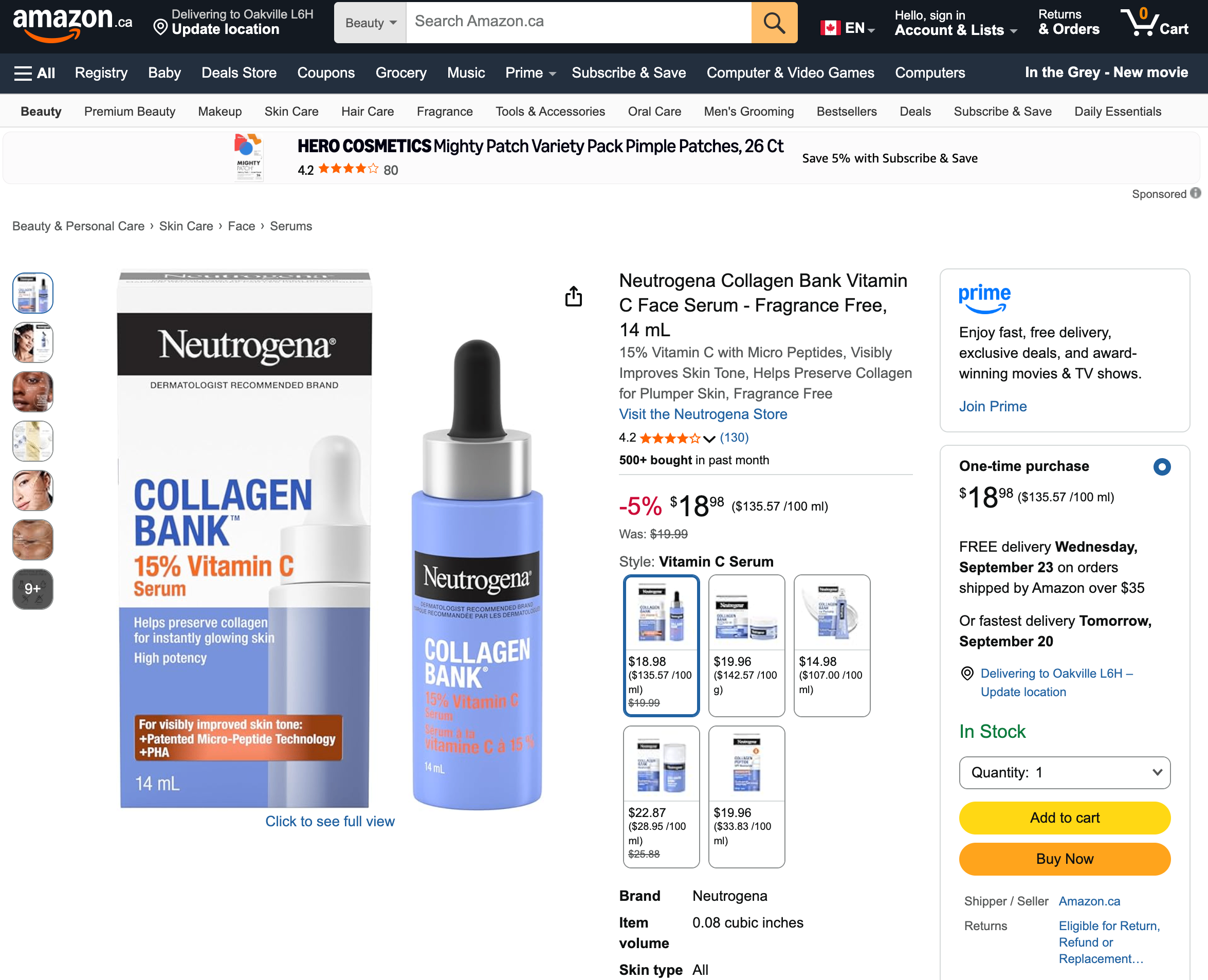 Brand New Neutrogena Collagen Bank Vitamin C Face Serum - photo 2