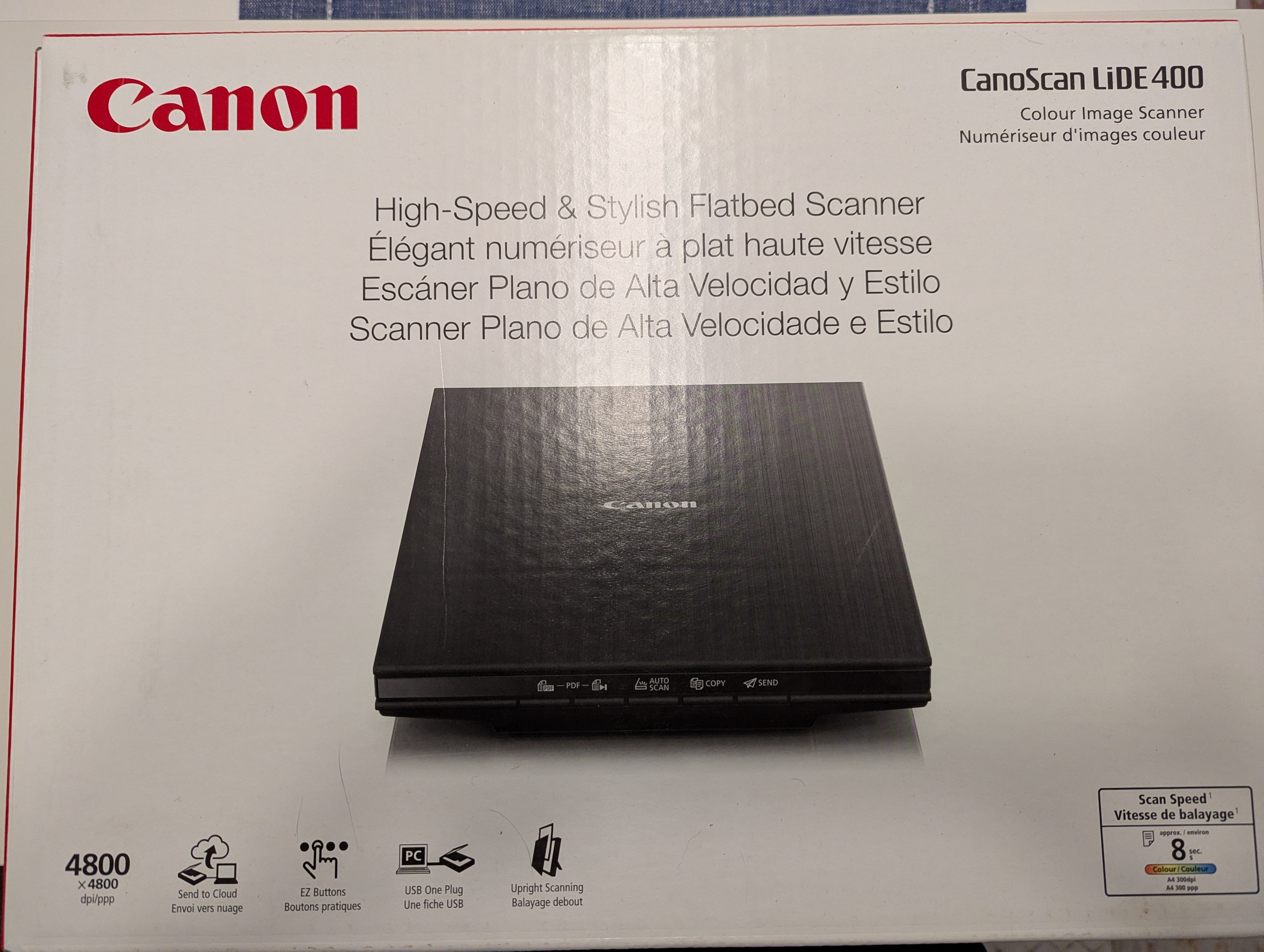 Cannon flatbed high-speed scanner