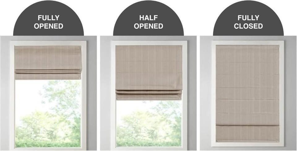 NEW Madison Park Roman Shade, Darkening Blind Cordless 29"x64" - photo 2