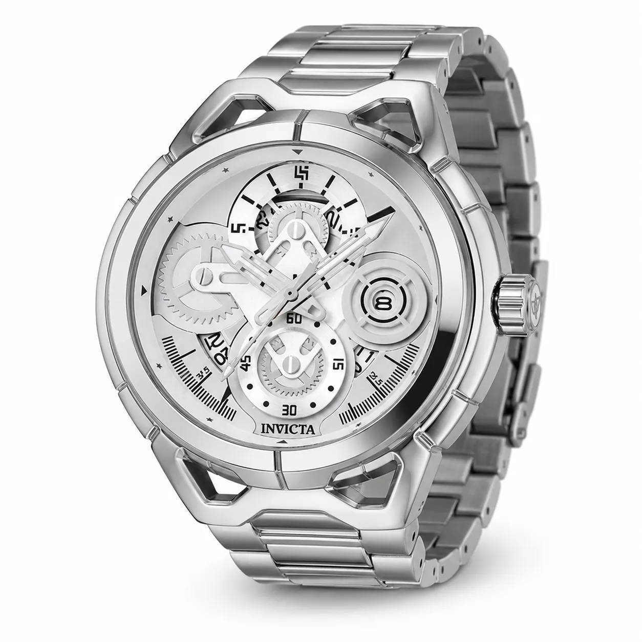 Invicta S1 Rally Syncor Men's Watch - 44mm, Silver - photo 3
