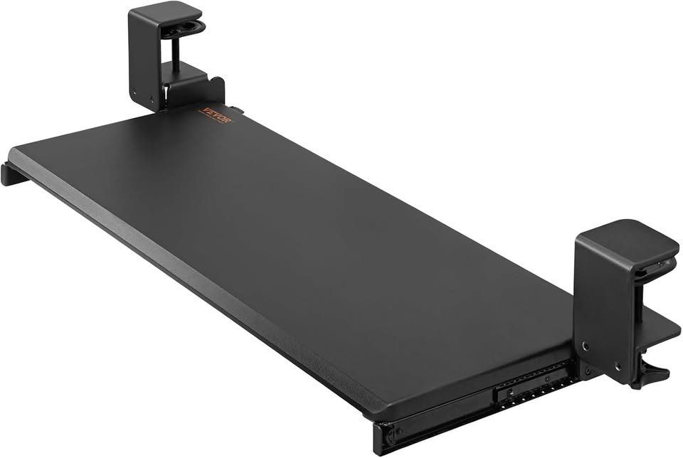 New VEVOR No Drill, C Clamp Keyboard Tray Under Desk, Large - photo 3