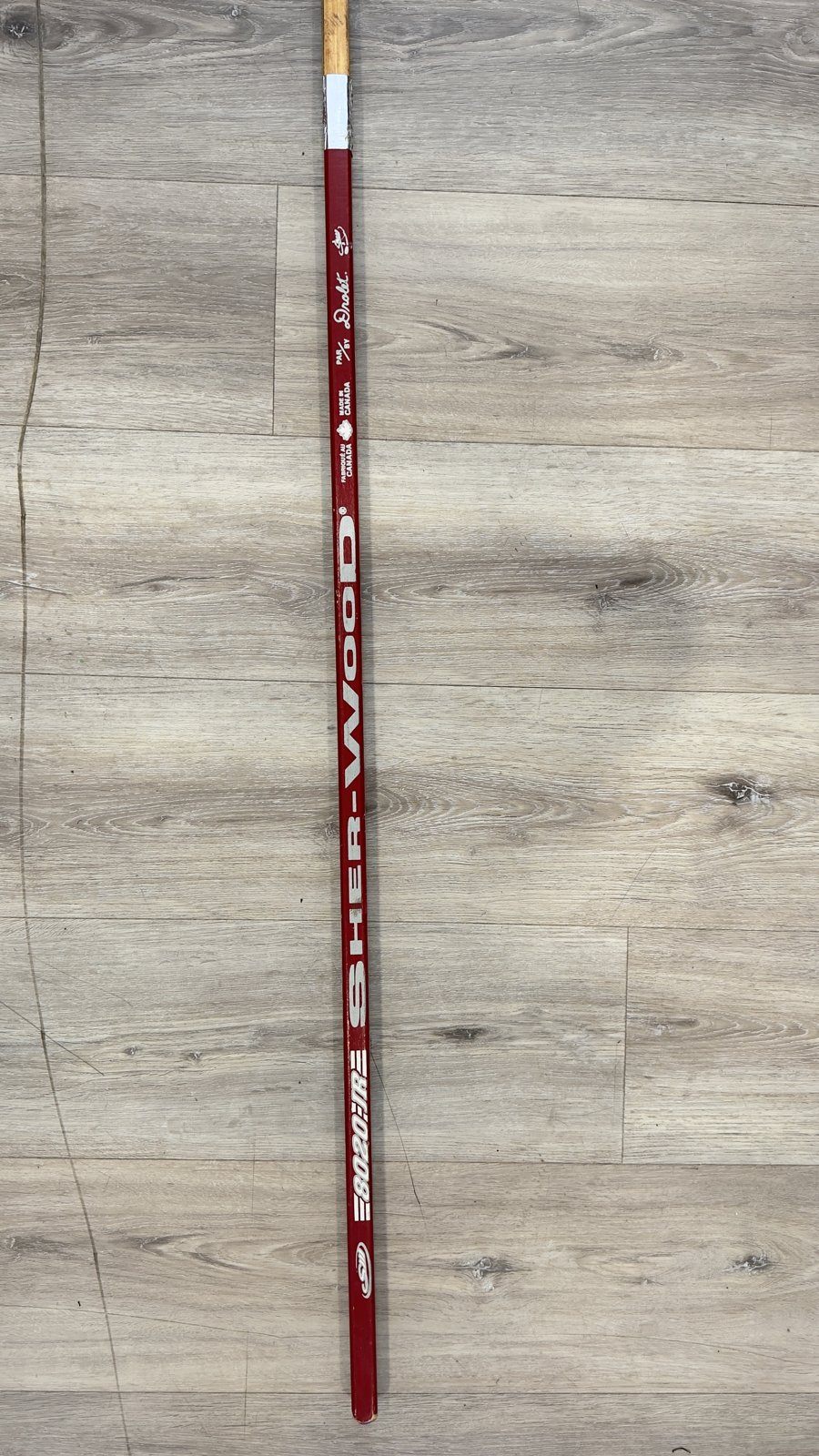 Wood Hockey Stick – Sher-Wood 8020 IR, Made in Canada - photo 3