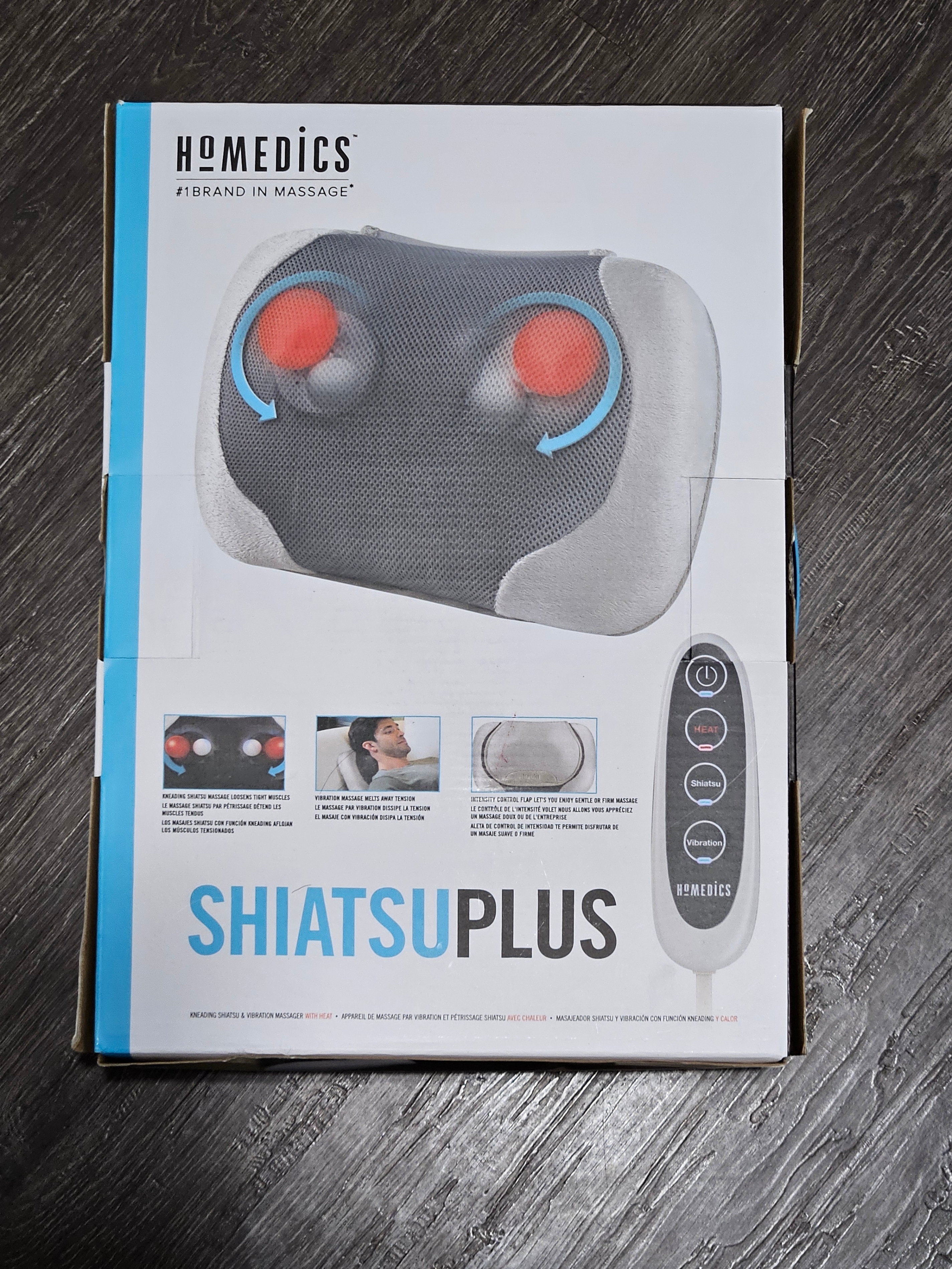 New HoMedics Shiatsu Plus Massage Pillow