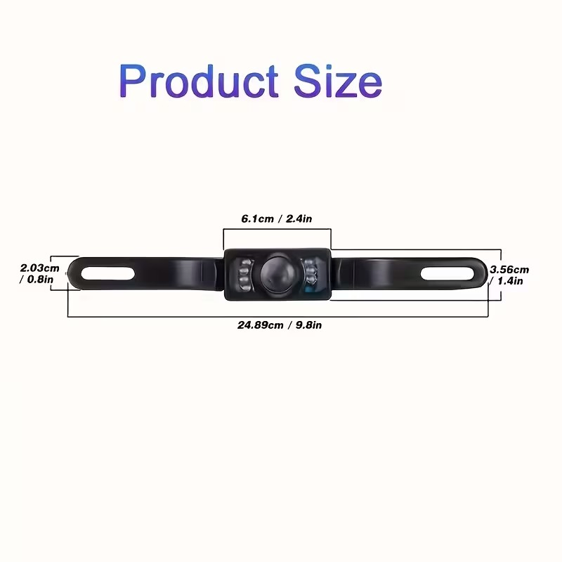 Car Backup Camera, Long License Plate Frame Camera - photo 4