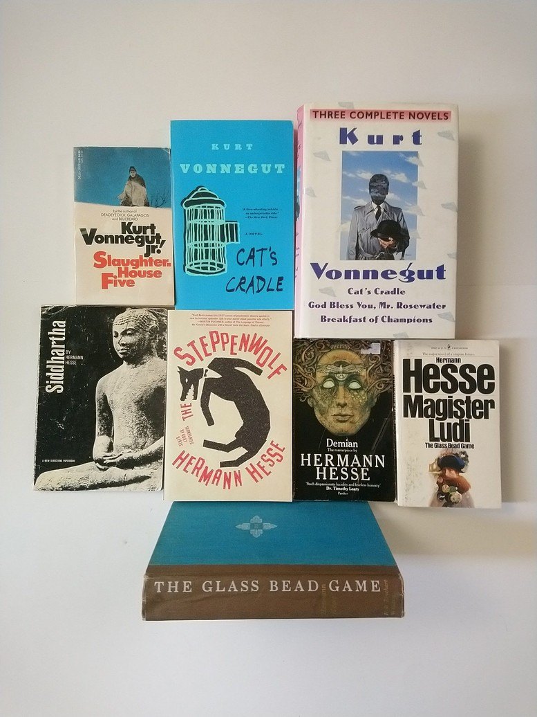 Kurt Vonnegut / Hermann Hesse books!