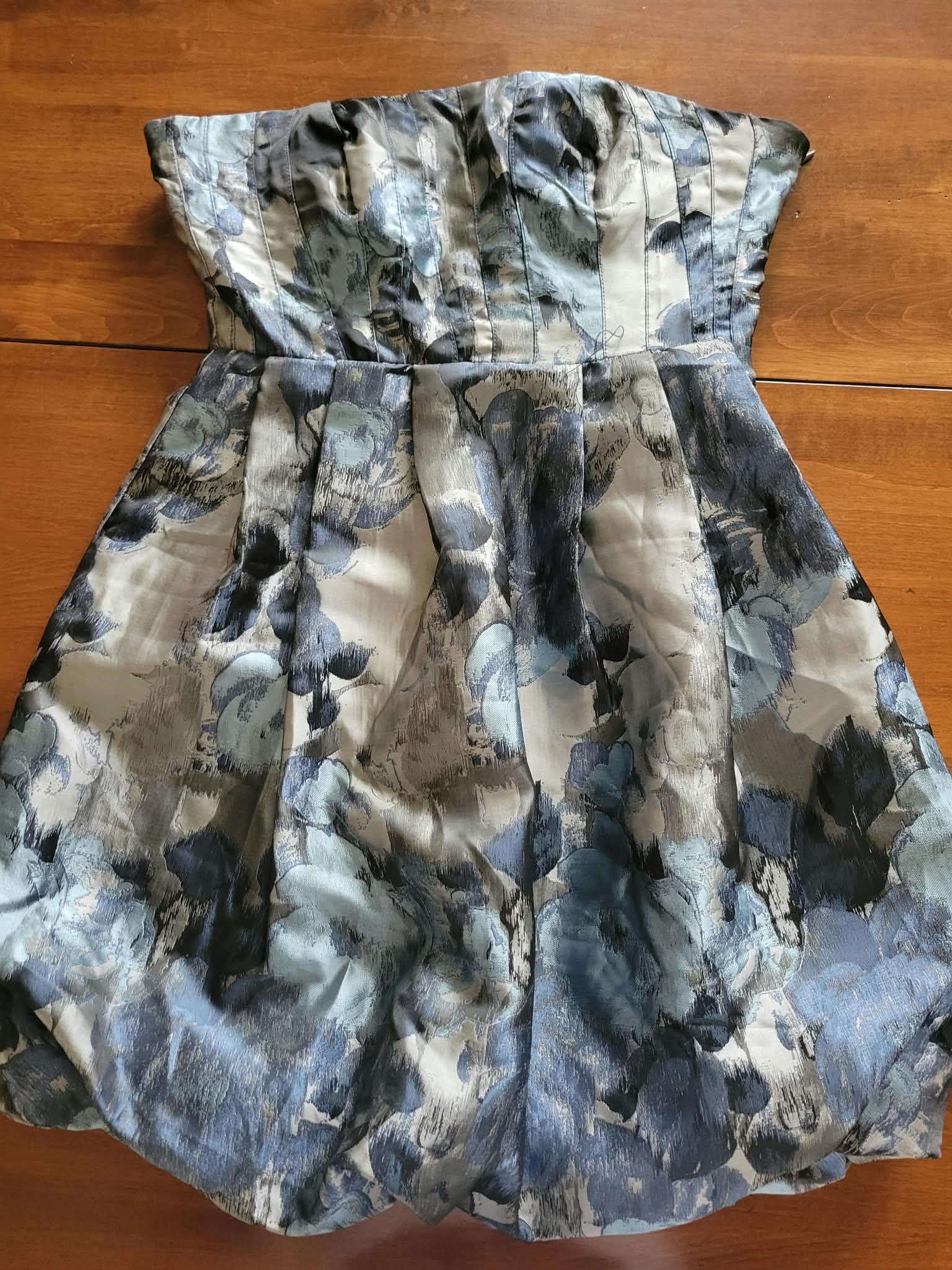 Retro Doll Strapless Floral Dress Size S/P