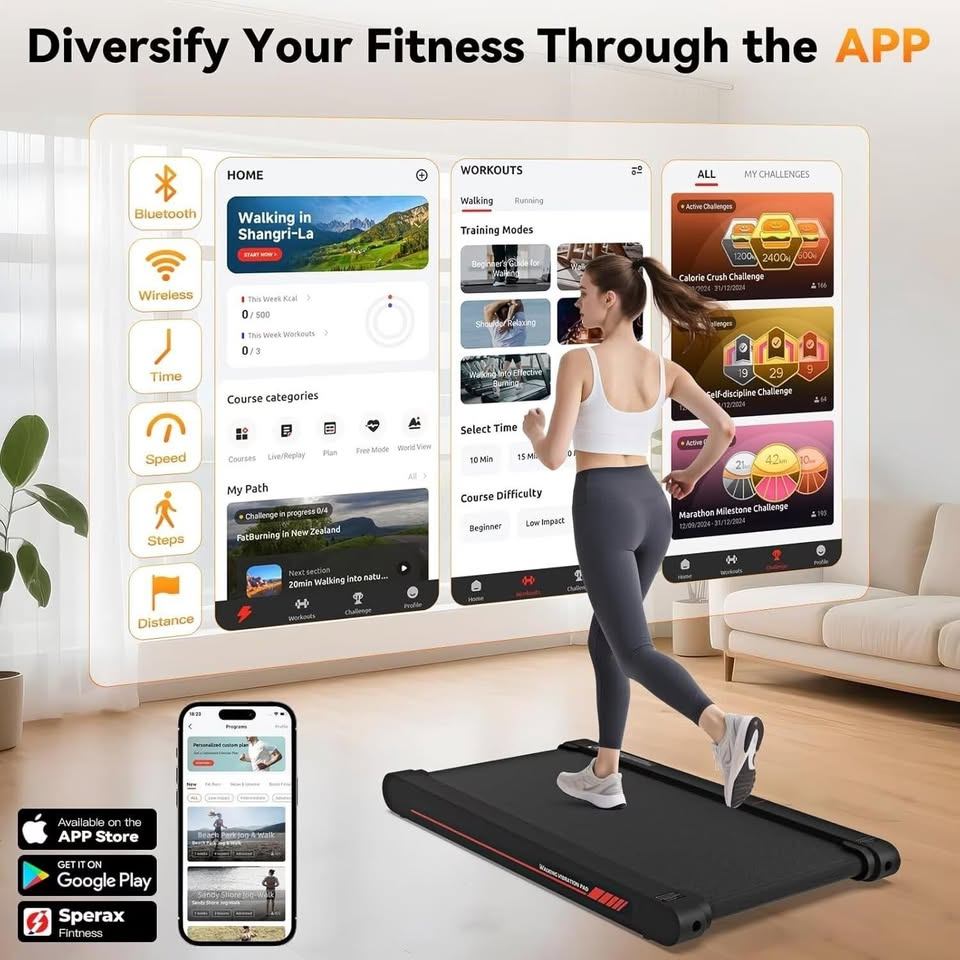 53. Sperax 4-in-1 Walking Vibration Pad Treadmill - photo 2