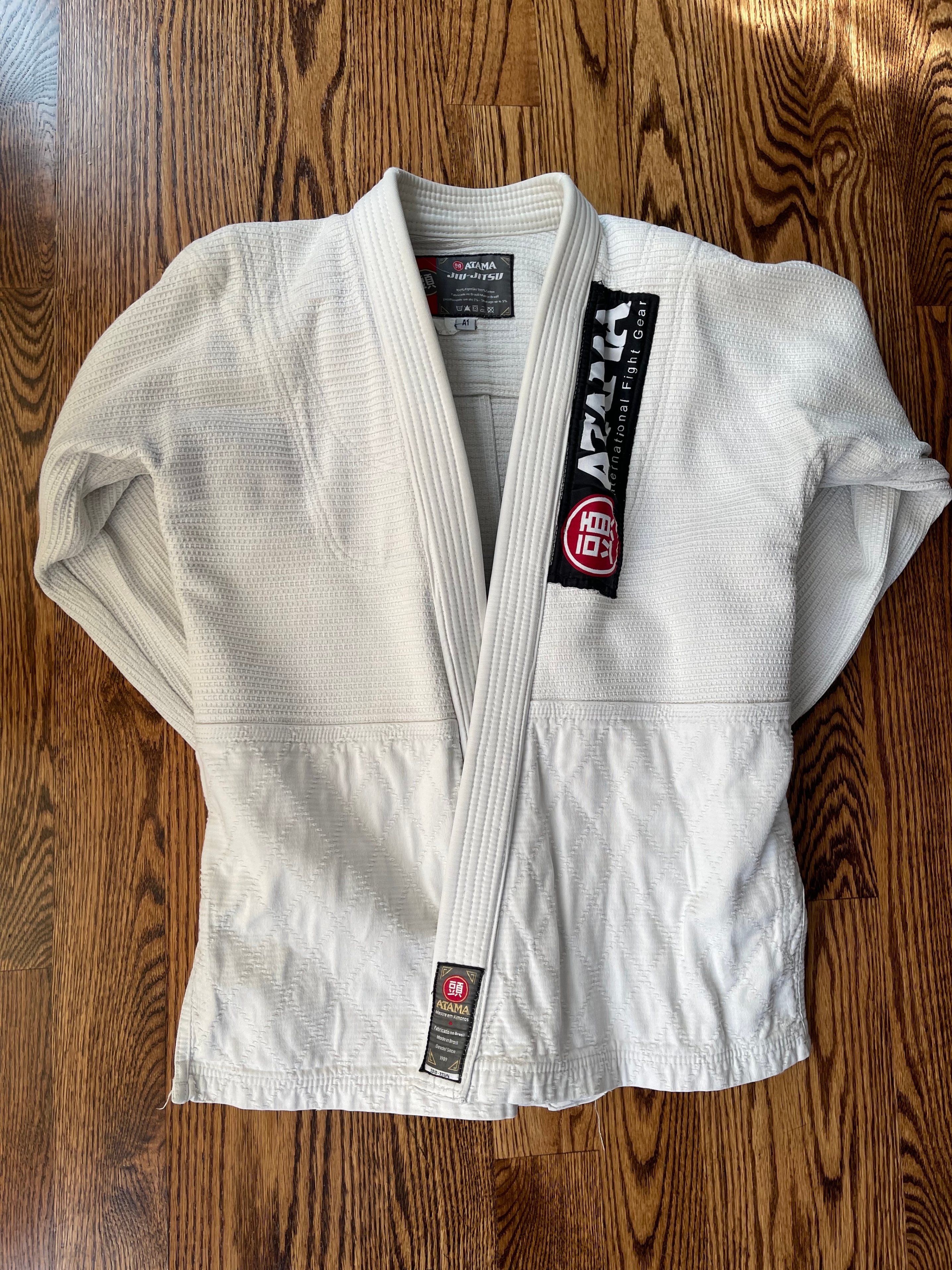 Vintage Atama White BJJ Gi – Made in Brazil – Size A1