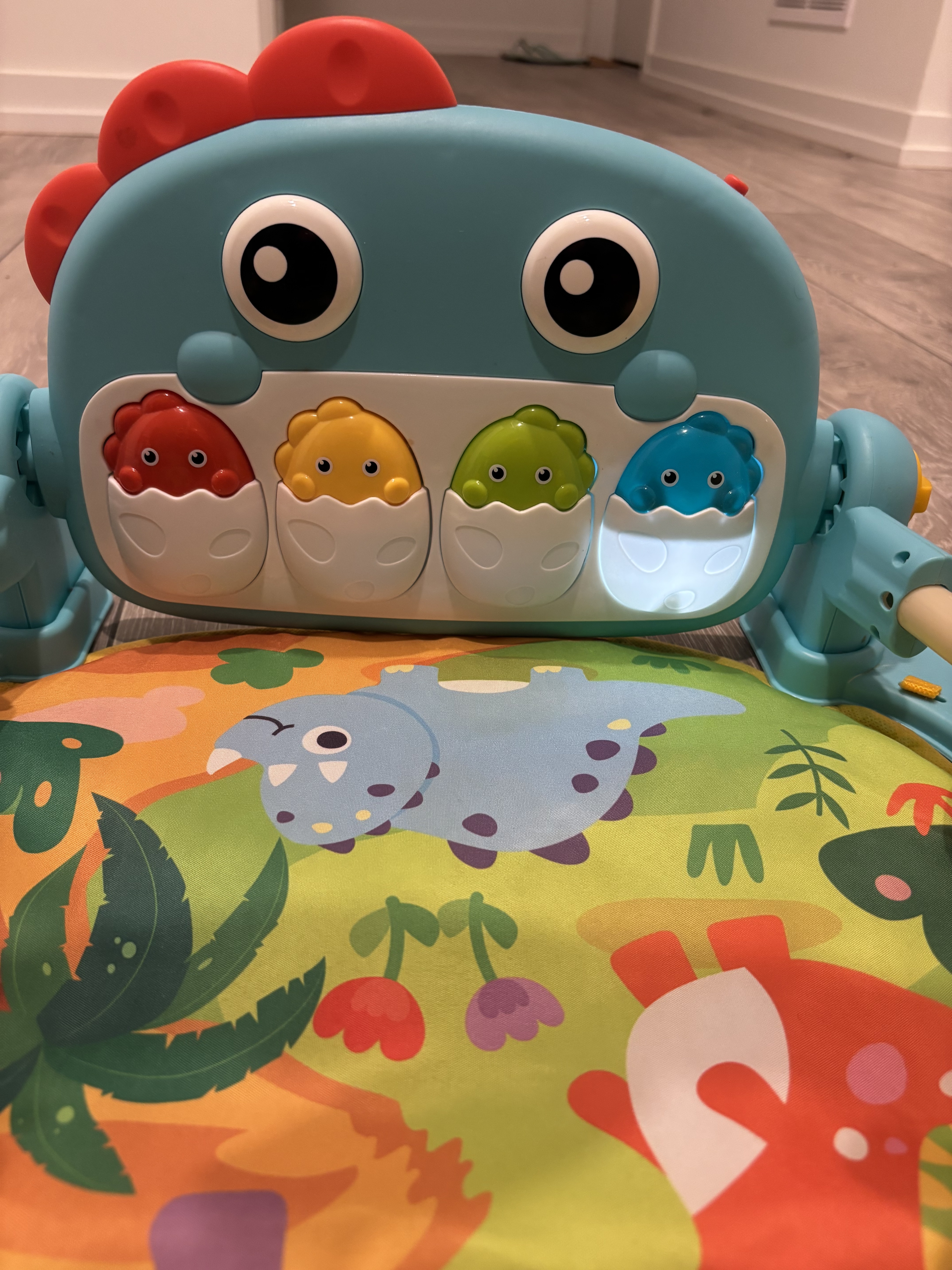 Dinosaur Baby Playmat Deluxe Kick & Play Piano Gym Learning Toy - photo 3