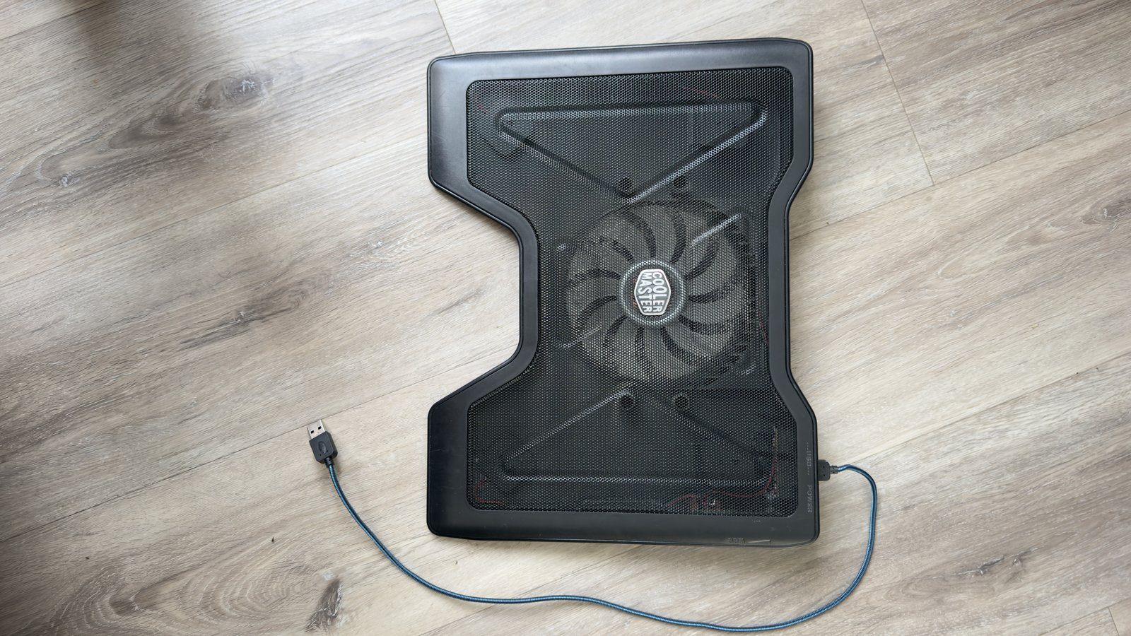 Laptop Cooling Pad – Cooler Master, Big Blue LED Fan, USB - photo 3
