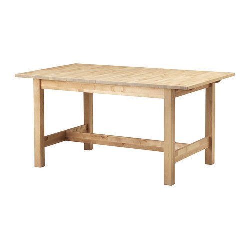 IKEA Norden extendable table (solid birch) - photo 2