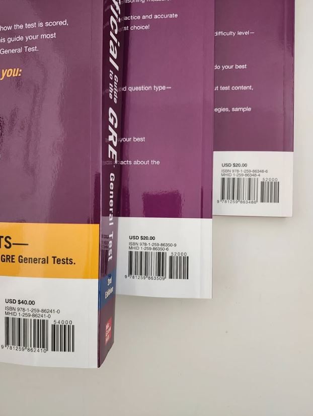 GRE Books, Set of 3 - photo 2
