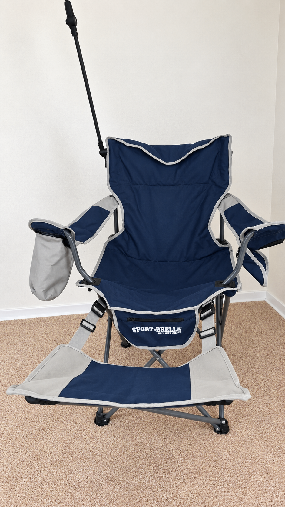 Sport-Brella 3-Position Recliner Chair w/ UPF 50+ Umbrella - photo 3
