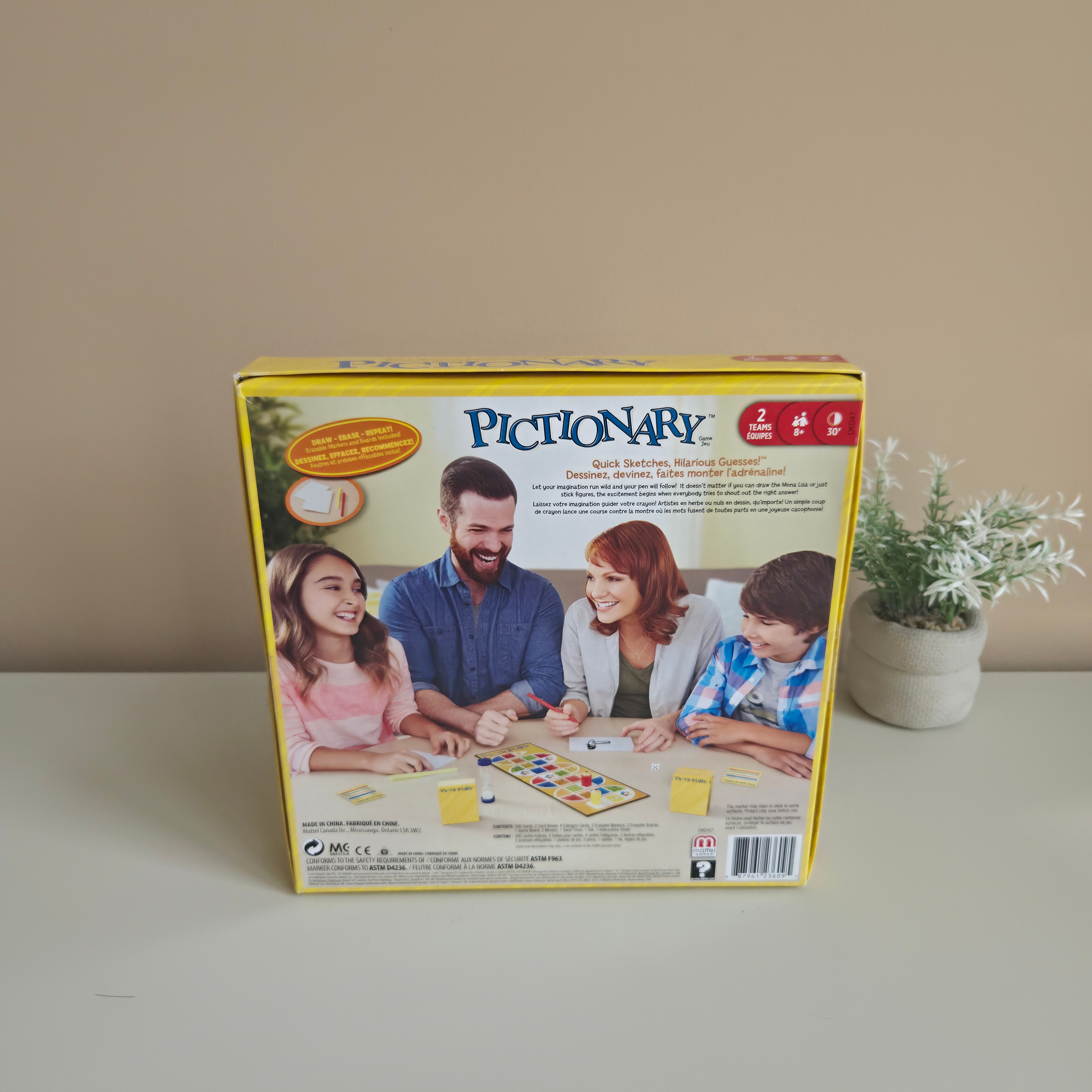 Pictionary - Funny Family Board Game - Like New! 🎲 - photo 2
